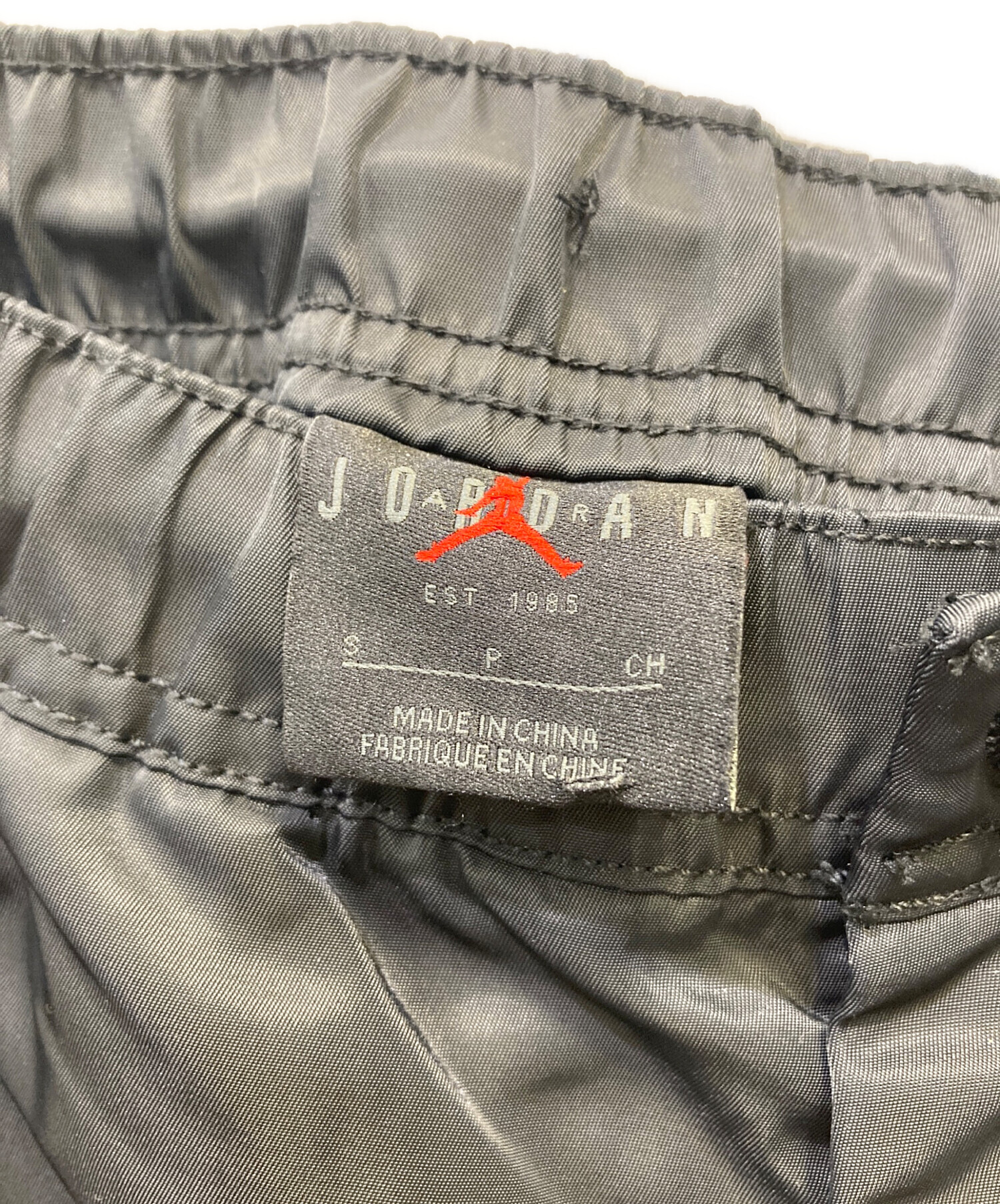 中古・古着通販】JORDAN (ジョーダン) ナイロンカーゴパンツ ブラック