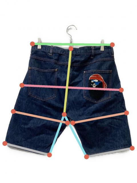 中古・古着通販】A BATHING APE (ア ベイシング エイプ) デニムハーフ