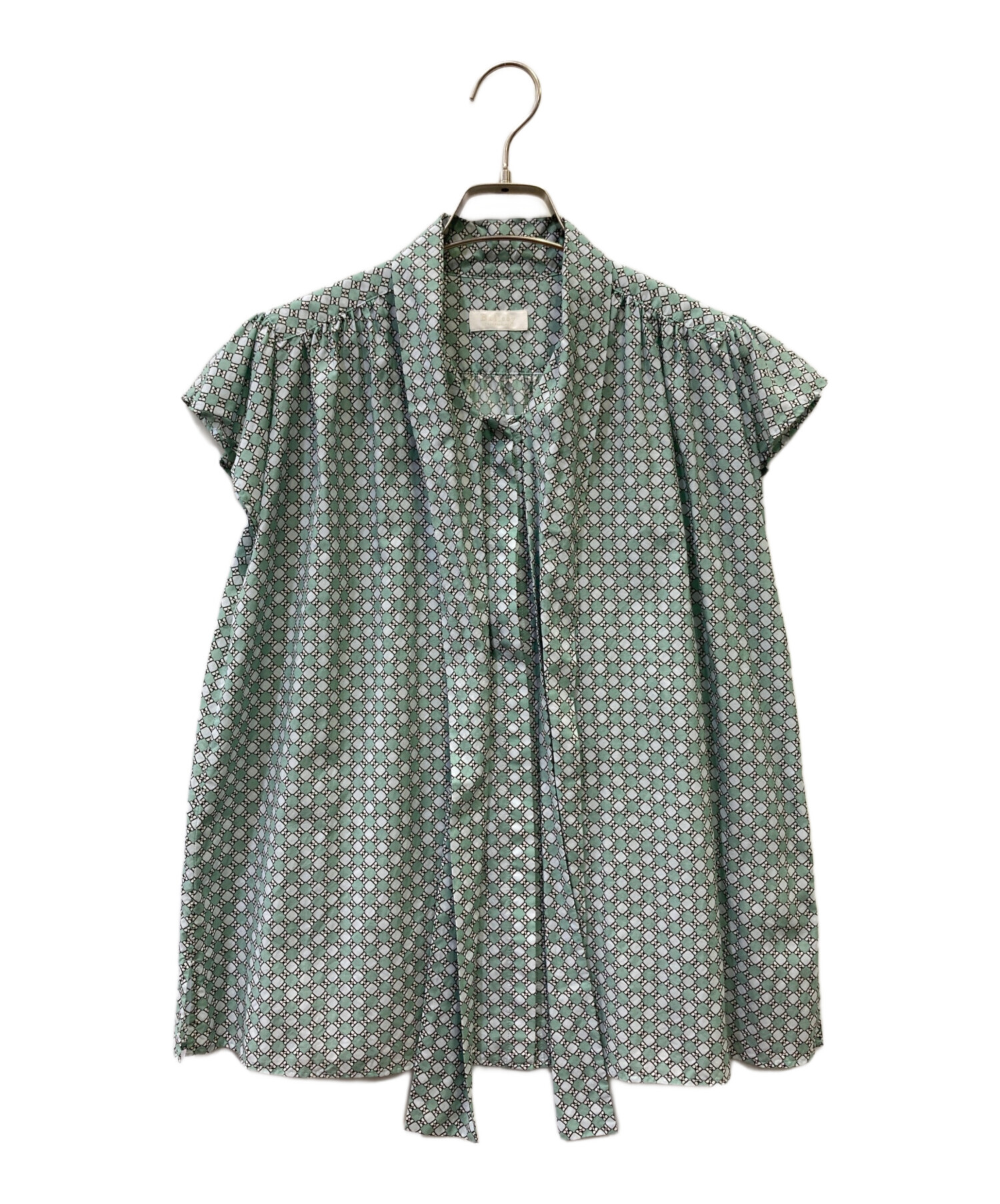 中古・古着通販】BALLSEY (ボールジィ) 半袖ブラウス 黄緑 サイズ:36 