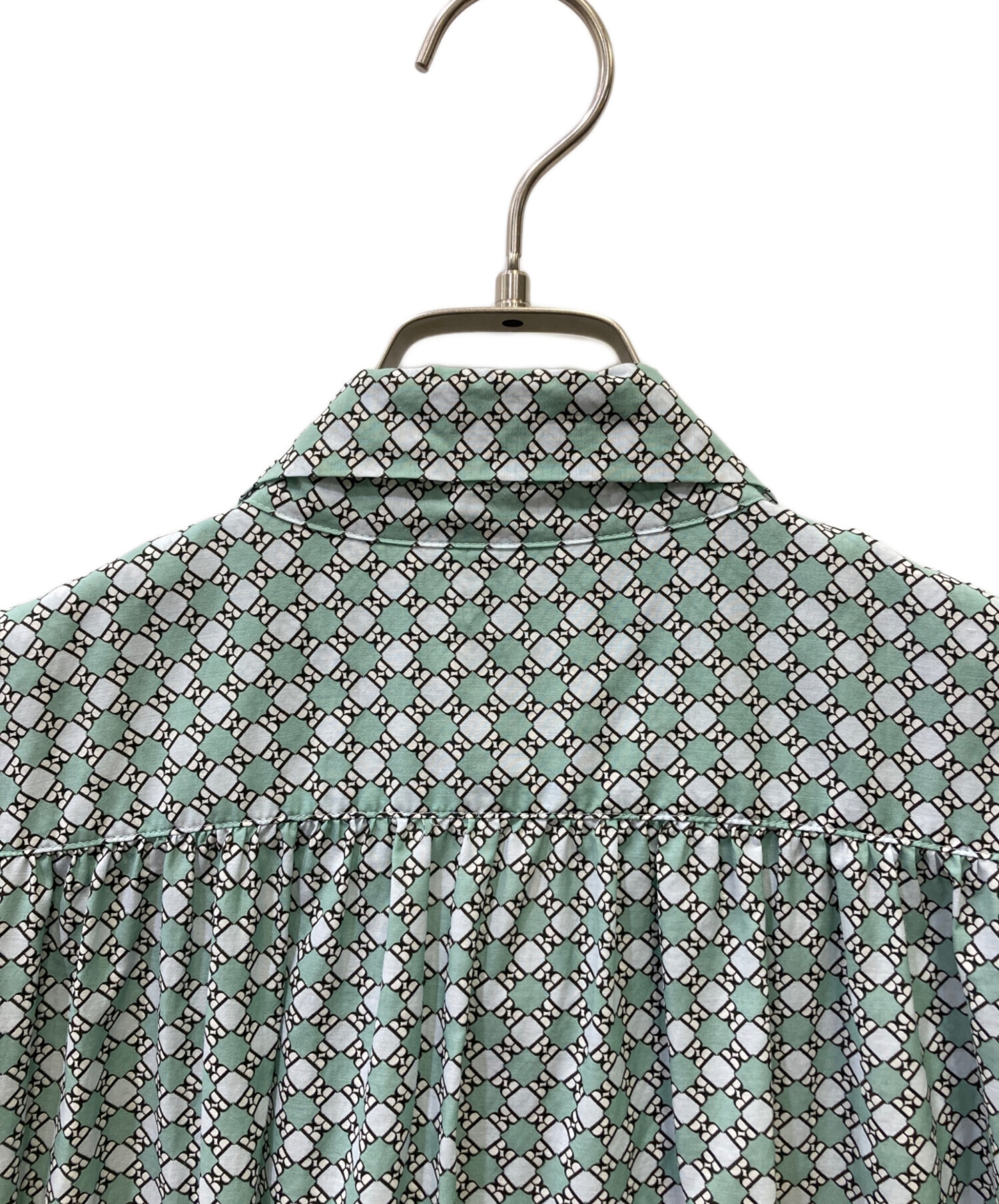 中古・古着通販】BALLSEY (ボールジィ) 半袖ブラウス 黄緑 サイズ:36 
