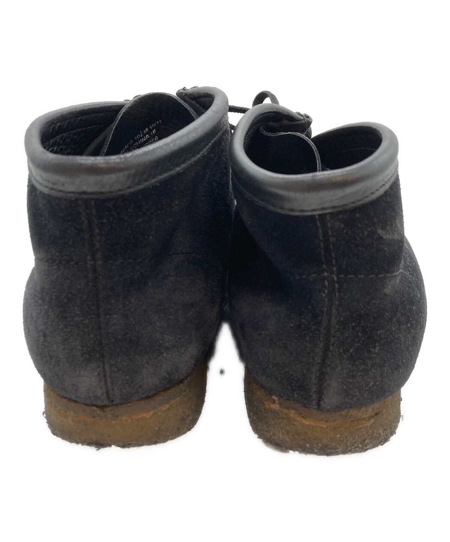 中古・古着通販】CLARKS (クラークス) チャッカブーツ ブラック サイズ