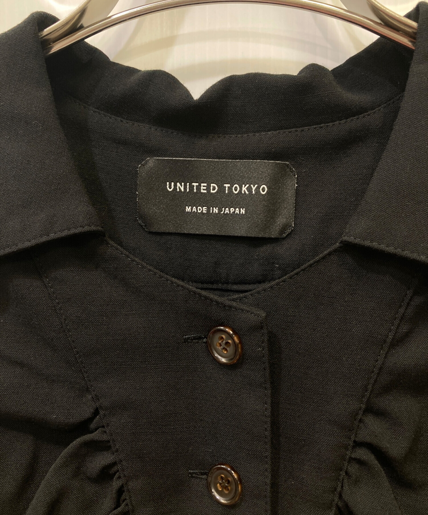 【新品未使用】UNITED TOKYO長袖ブラウス　洗濯可　皺にならない 中古・古着通販】UNITED TOKYO (ユナイテッドトーキョー) 長袖ブラウス