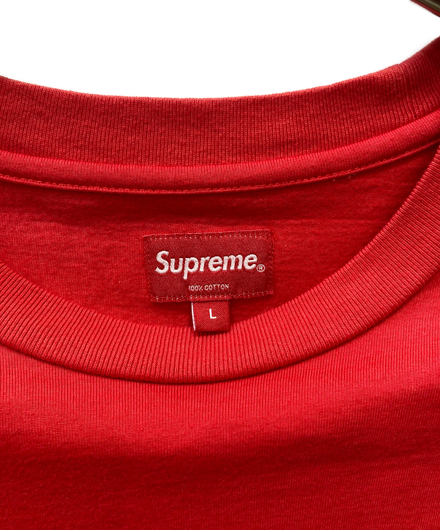 中古・古着通販】SUPREME (シュプリーム) 長袖カットソー レッド 