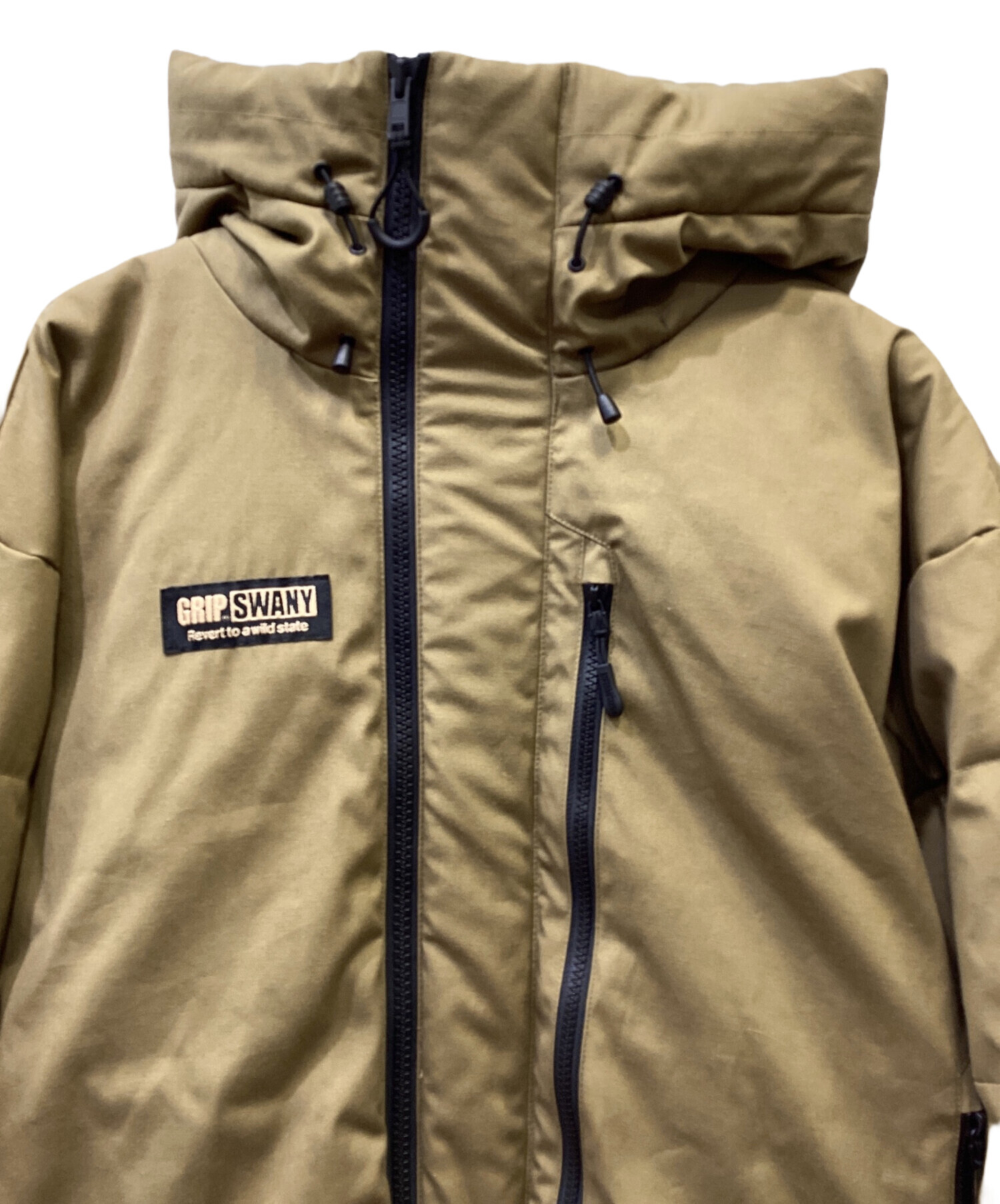 GRIP SWANY フード付きダウンジャケット XL 中古・古着通販】GRIP SWANY (グリップスワニー) ダウンジャケット