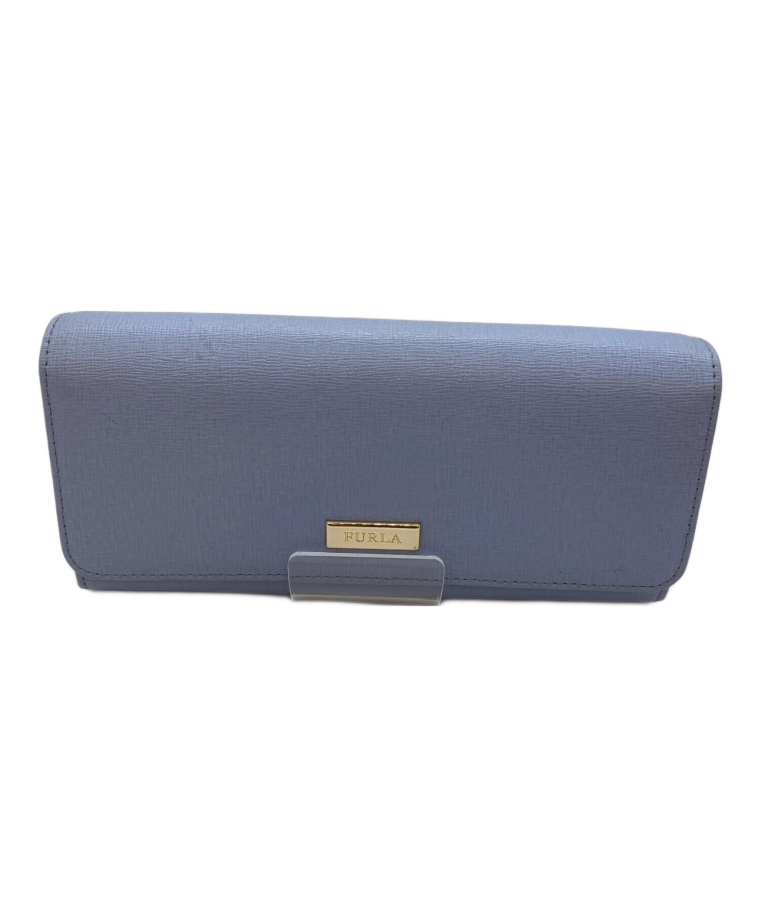 FURLA フルラ　長財布　未使用品 中古・古着通販】FURLA (フルラ) 長財布 ブルー｜ブランド・古着通販