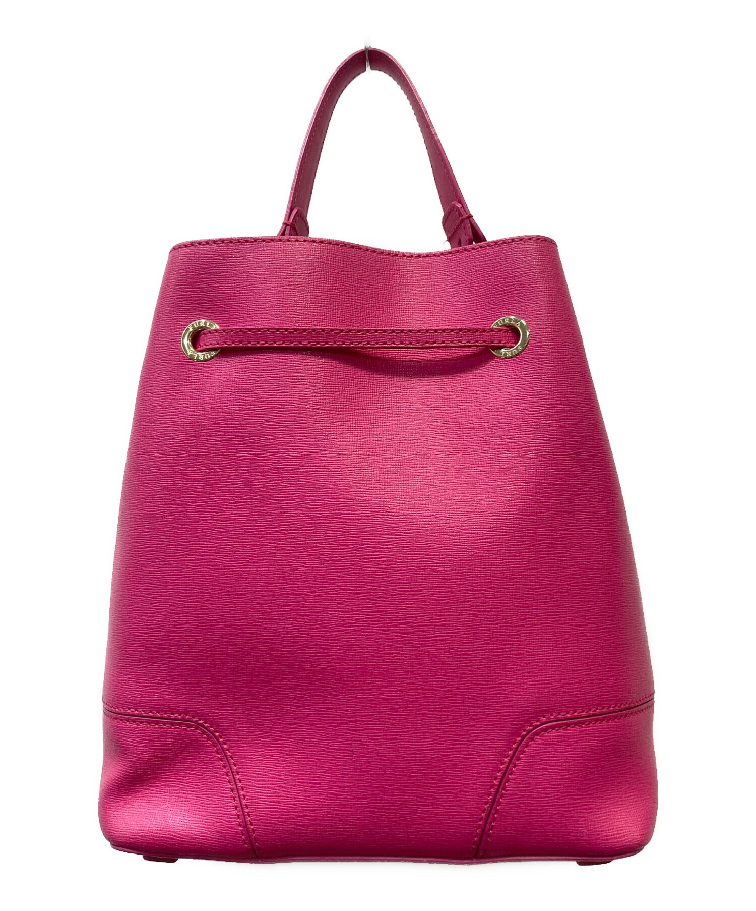 本物 フルラ FURLA レザー ショルダーバッグ ポシェット ピンク バッグ 中古 中古・古着通販】FURLA (フルラ) ショルダーバッグ ショッキングピンク