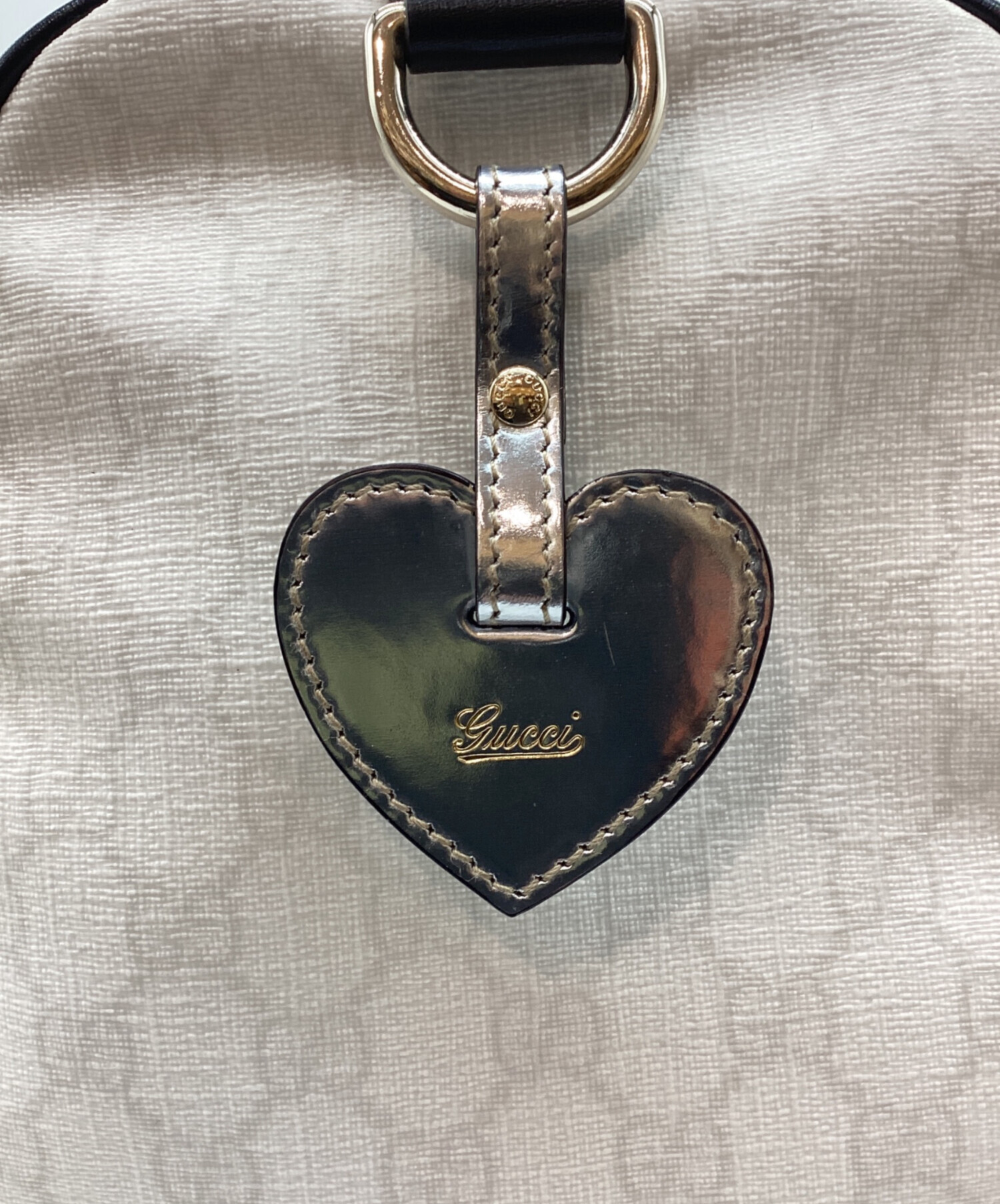 中古・古着通販】GUCCI (グッチ) ミニボストンバッグ ホワイト