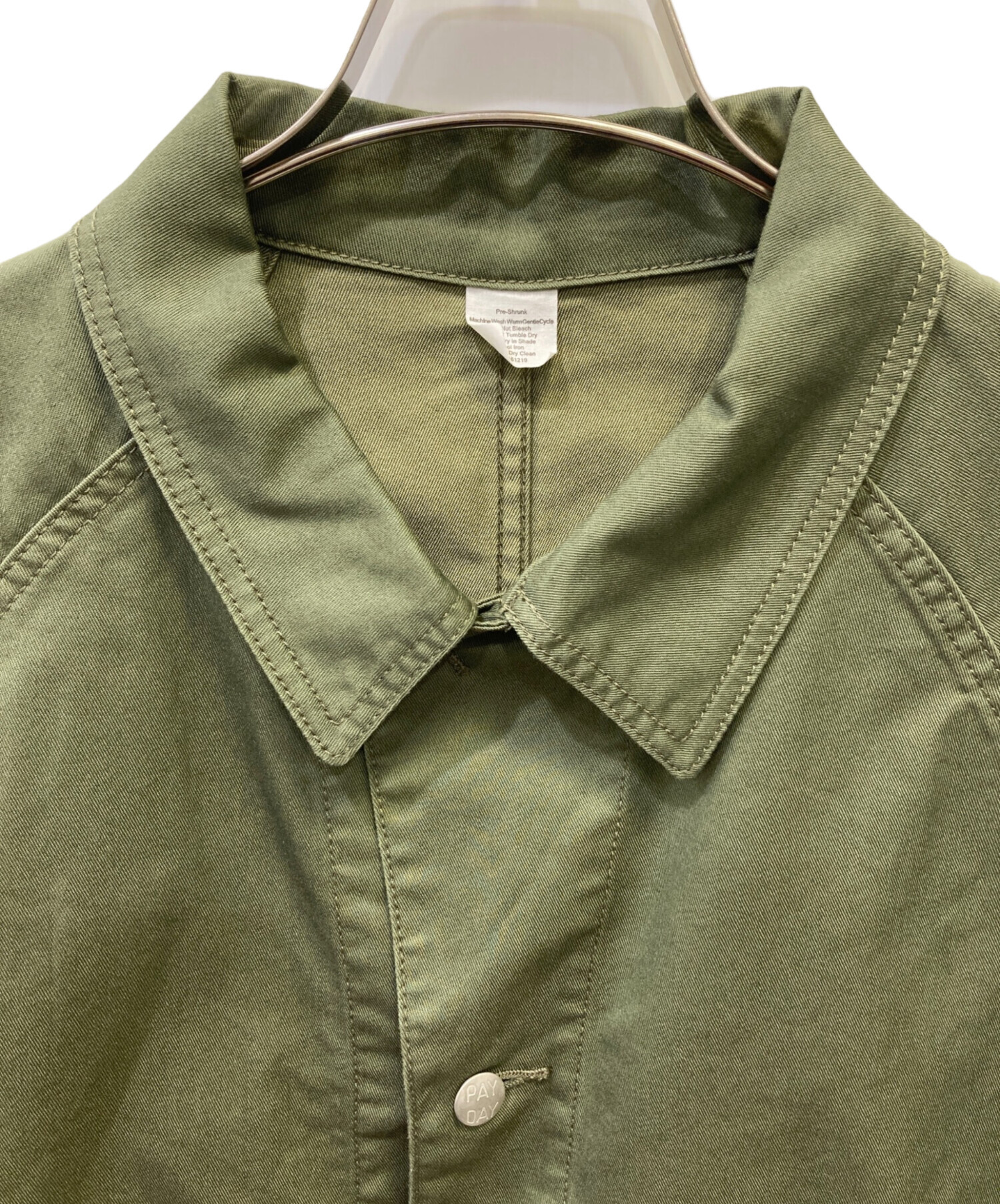 中古・古着通販】PAY DAY (ペイデイ) カバーオール カーキ サイズ:L