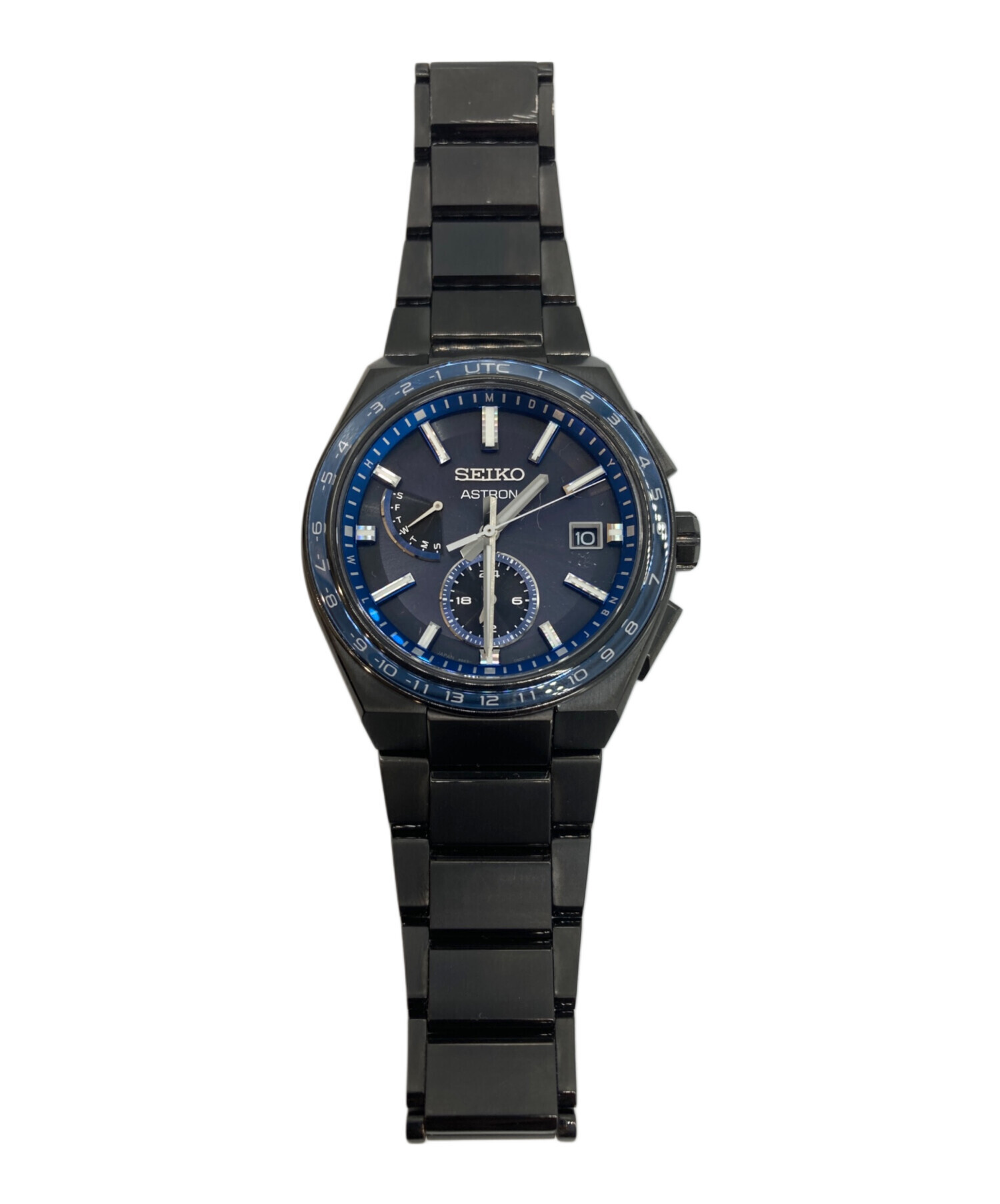 SEIKO クォーツ腕時計 ブラックダイヤル　ジャンク品 中古・古着通販】SEIKO (セイコー) 腕時計 ブラック｜ブランド・古着