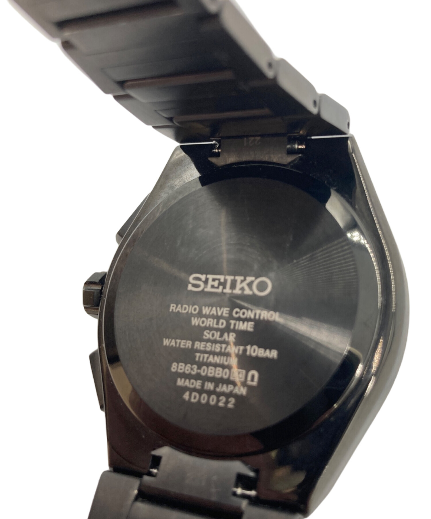 中古・古着通販】SEIKO (セイコー) 腕時計 ブラック｜ブランド・古着
