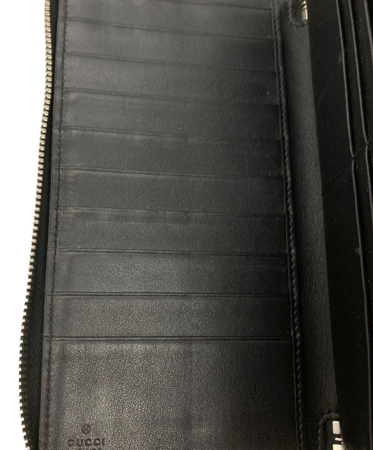 中古・古着通販】GUCCI (グッチ) 長財布 ブラック｜ブランド・古着通販
