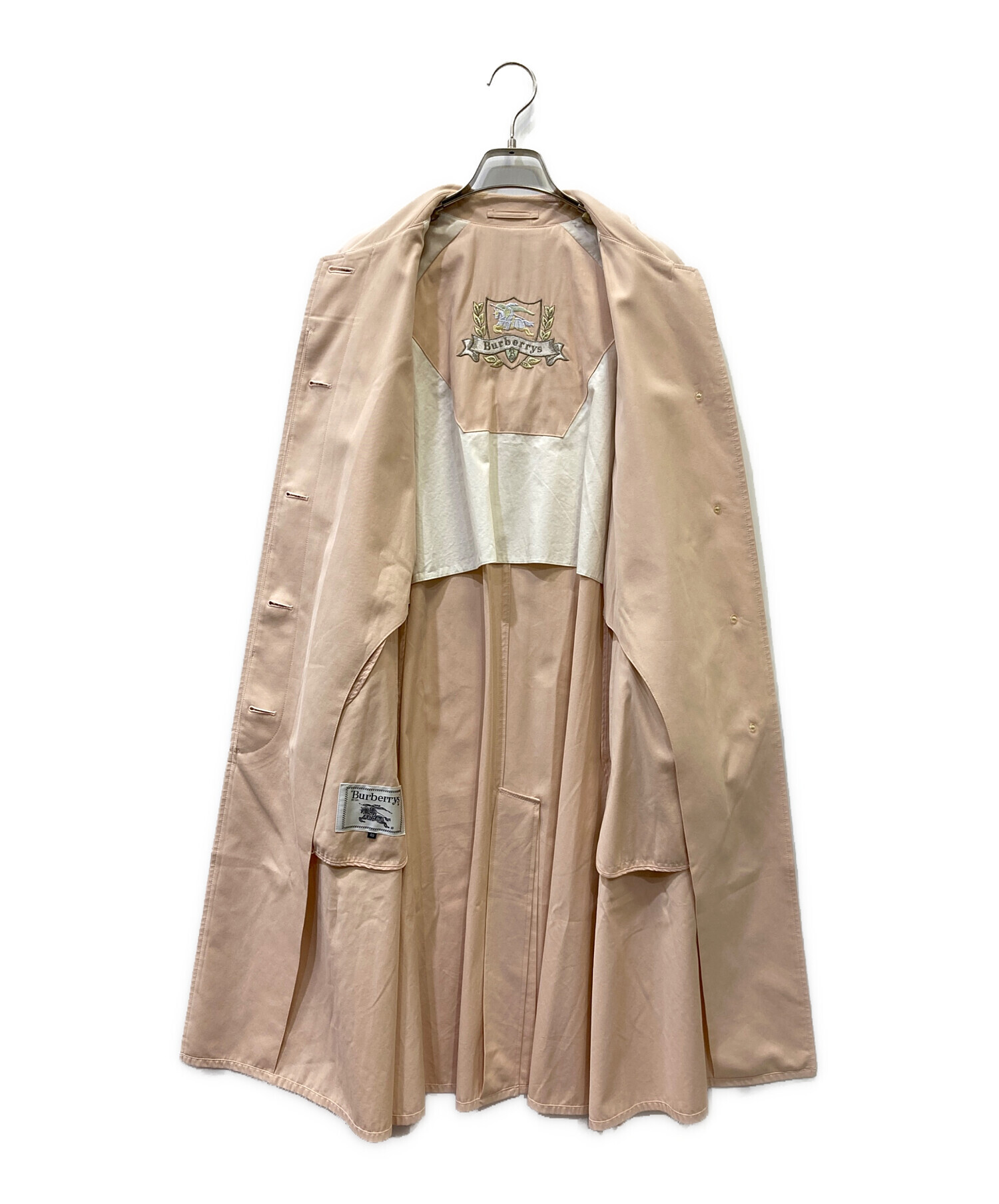 中古・古着通販】BURBERRY (バーバリー) トレンチコート ピンク サイズ
