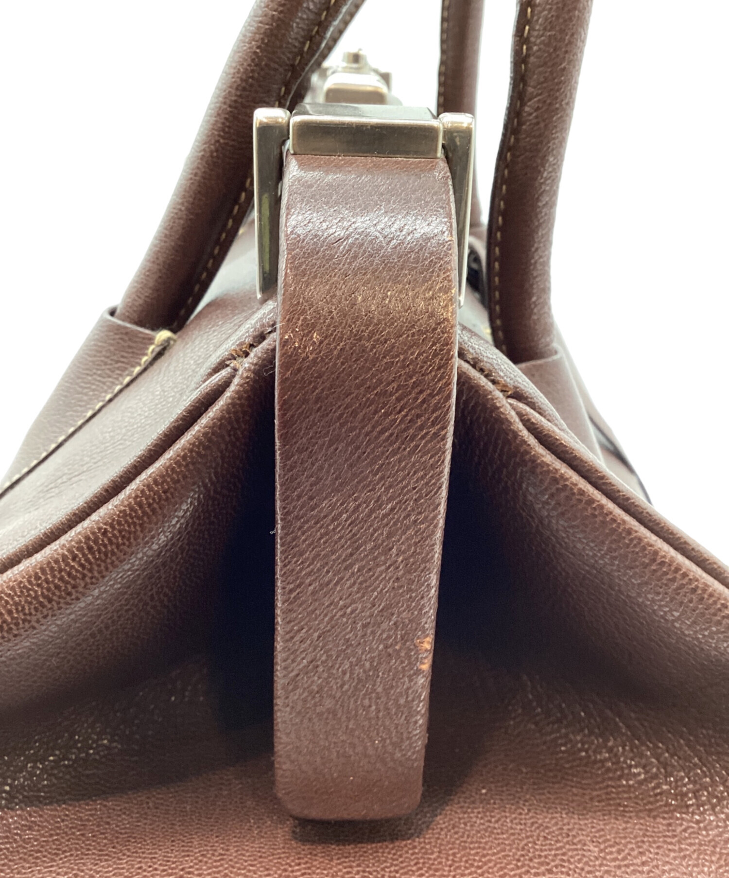 Prada プラダ ドクターズ ハンドバッグ ブラウン系 レザー 楽天市場】プラダ PRADA バッグ ドクターズバッグ ハンドバッグ レザー