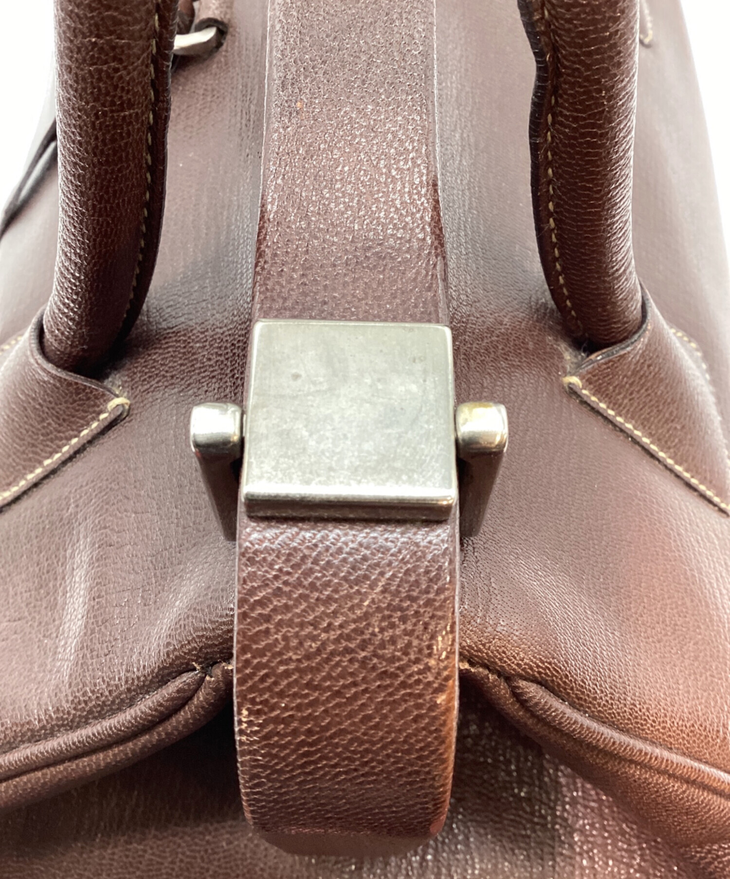 Prada プラダ ドクターズ ハンドバッグ 中古・古着通販】PRADA (プラダ) ドクターズバッグ ブラウン｜ブランド