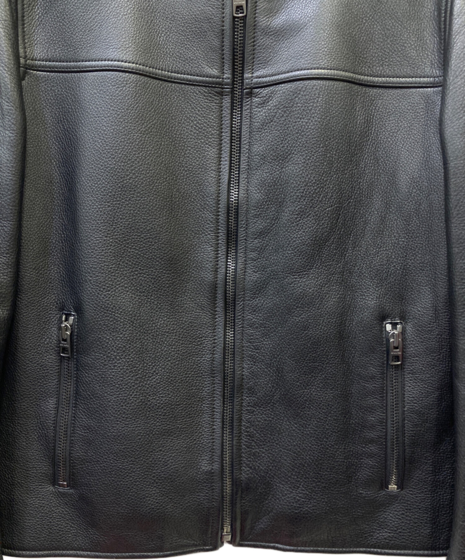 中古・古着通販】COACH (コーチ) ライダースジャケット ブラック