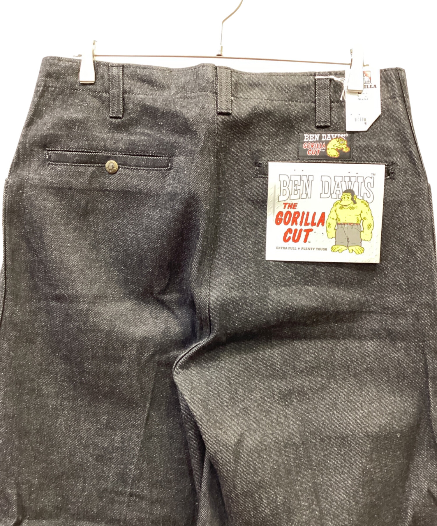 希少 60s 70s BEN DAVIS デニムパンツ SERVAL 片爪 中古・古着通販】BEN DAVIS (ベンデイビス) デニムパンツ グレー