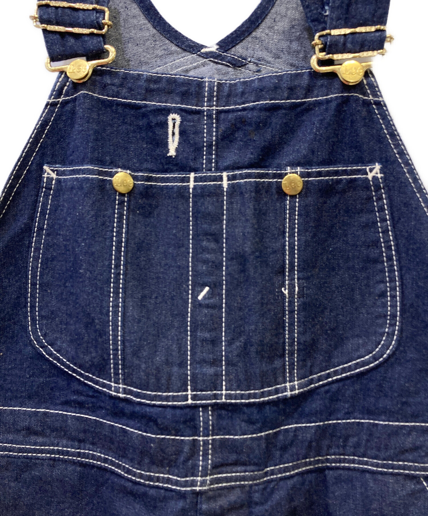 中古・古着通販】LEE (リー) オーバーオール ネイビー サイズ:34