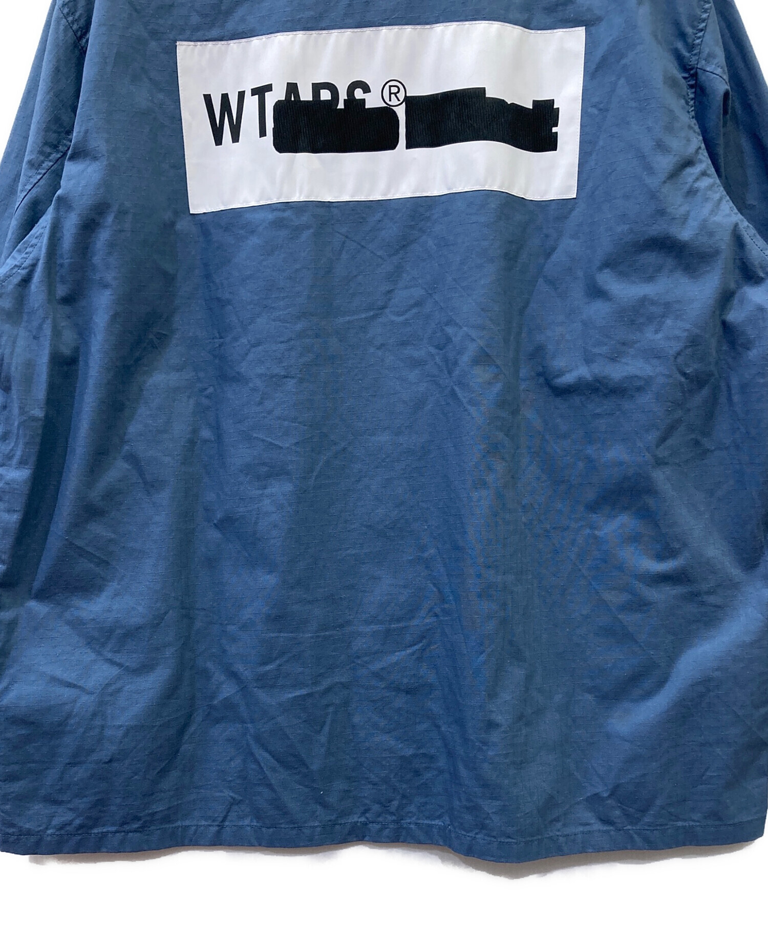 中古・古着通販】WTAPS (ダブルタップス) シャツジャケット ブルー 中古・古着通販】WTAPS (ダブルタップス) シャツジャケット ブルー