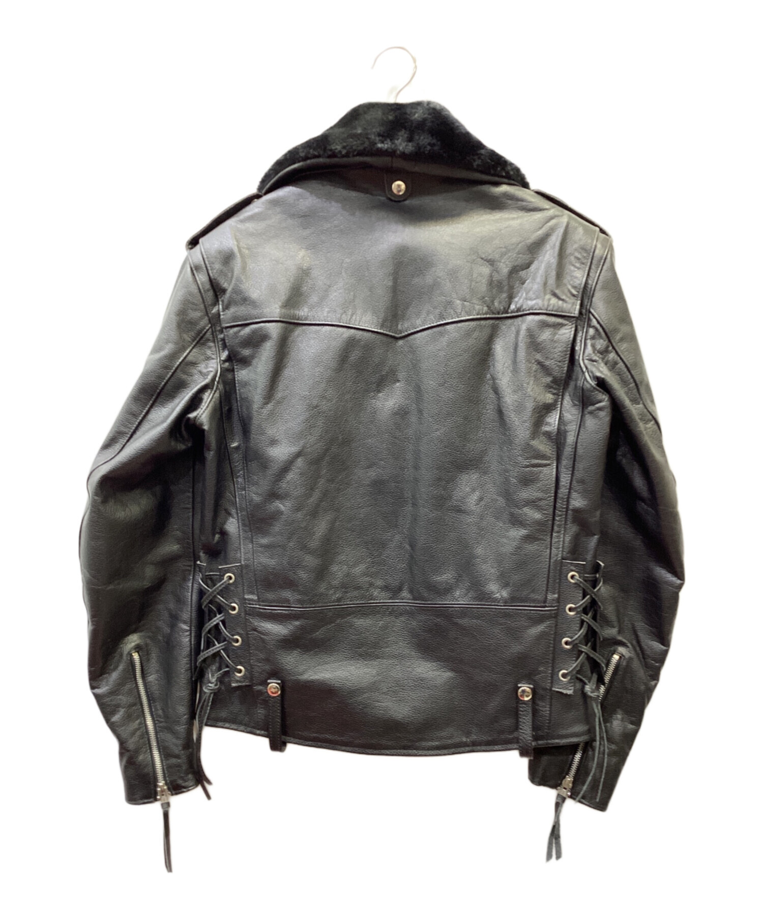 中古・古着通販】Freeclom (フリークロム) レザージャケット ブラック