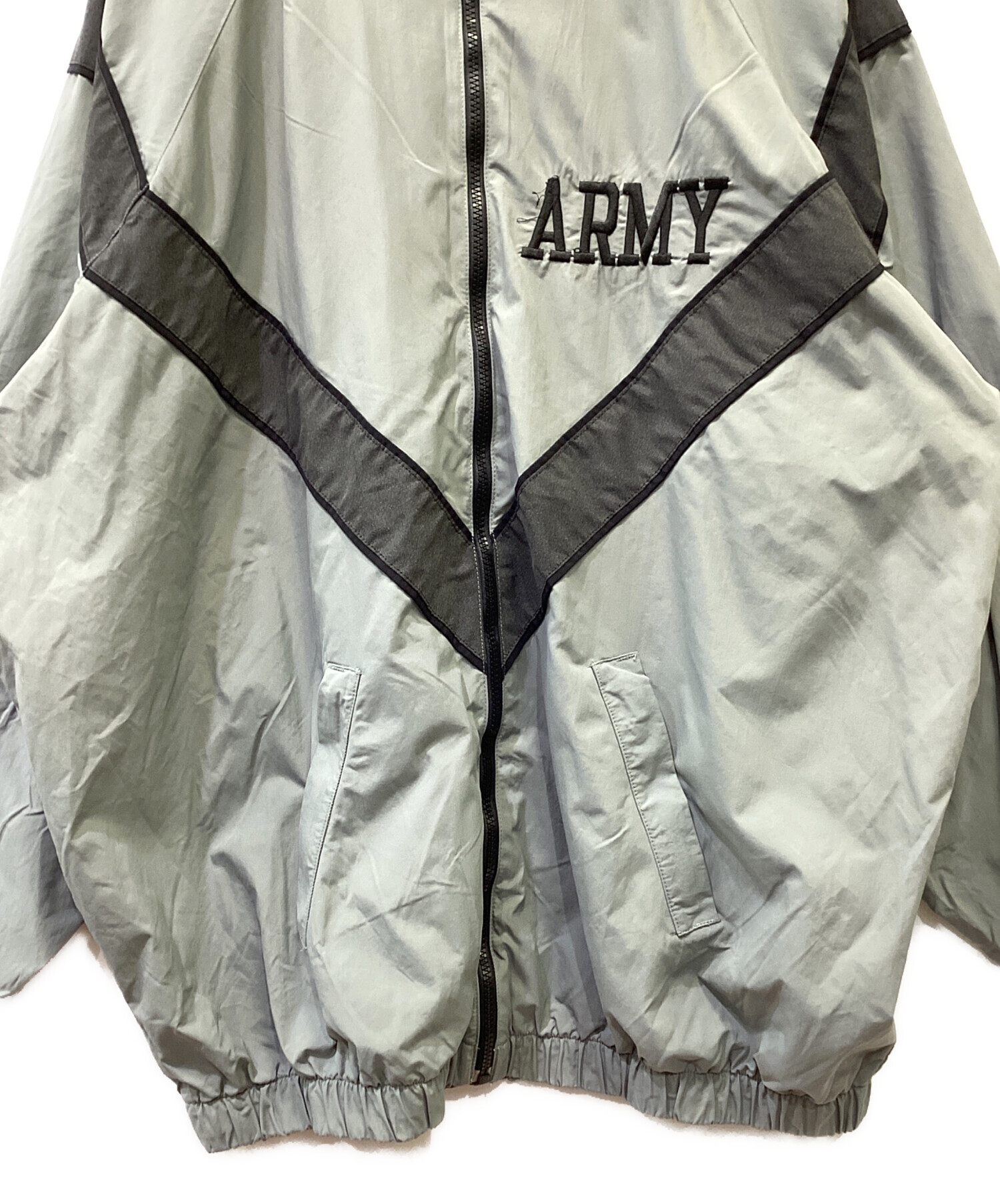 中古・古着通販】ARMY (アーミー) ナイロンジャケット グレー サイズ 