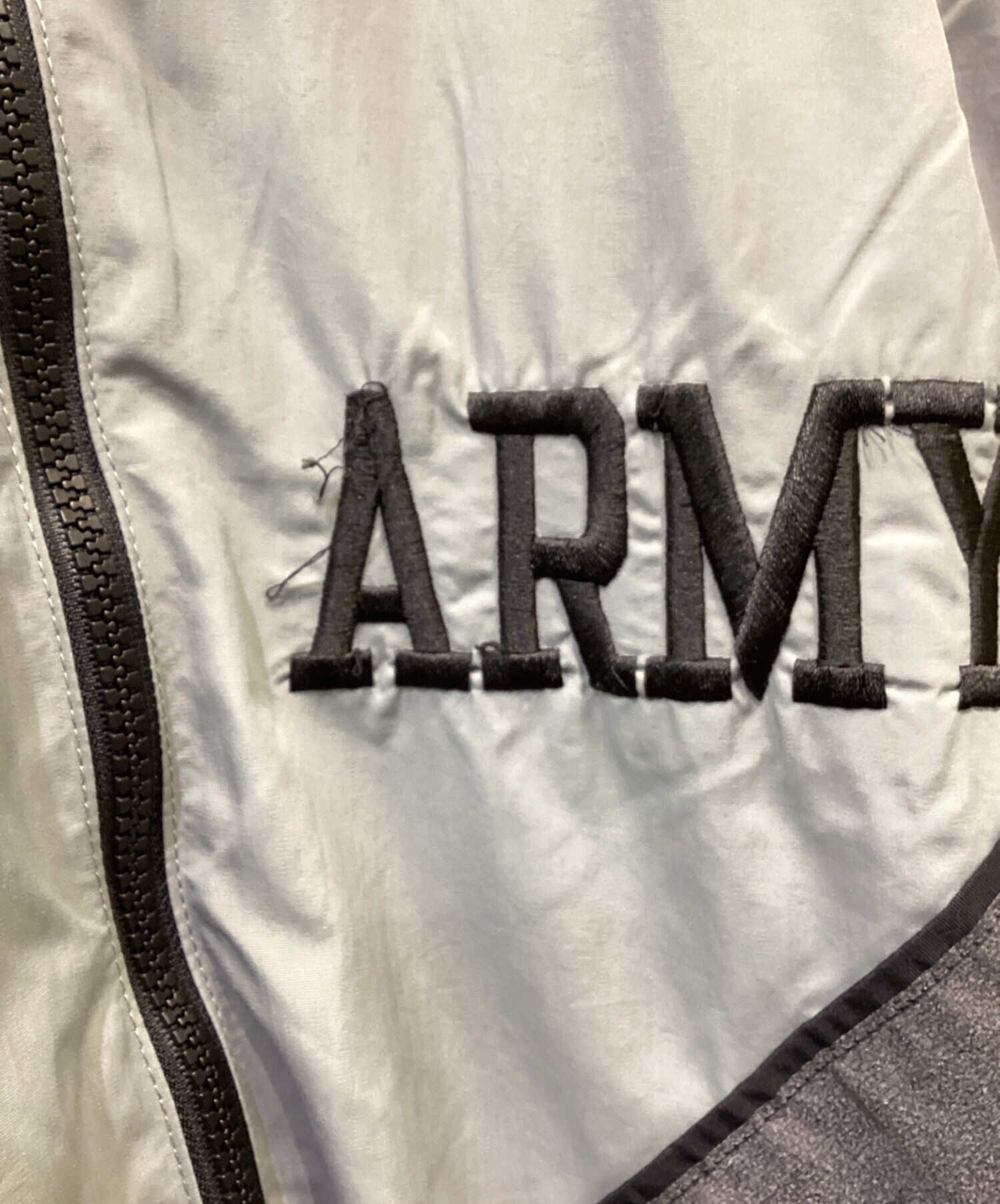 中古・古着通販】ARMY (アーミー) ナイロンジャケット グレー サイズ 