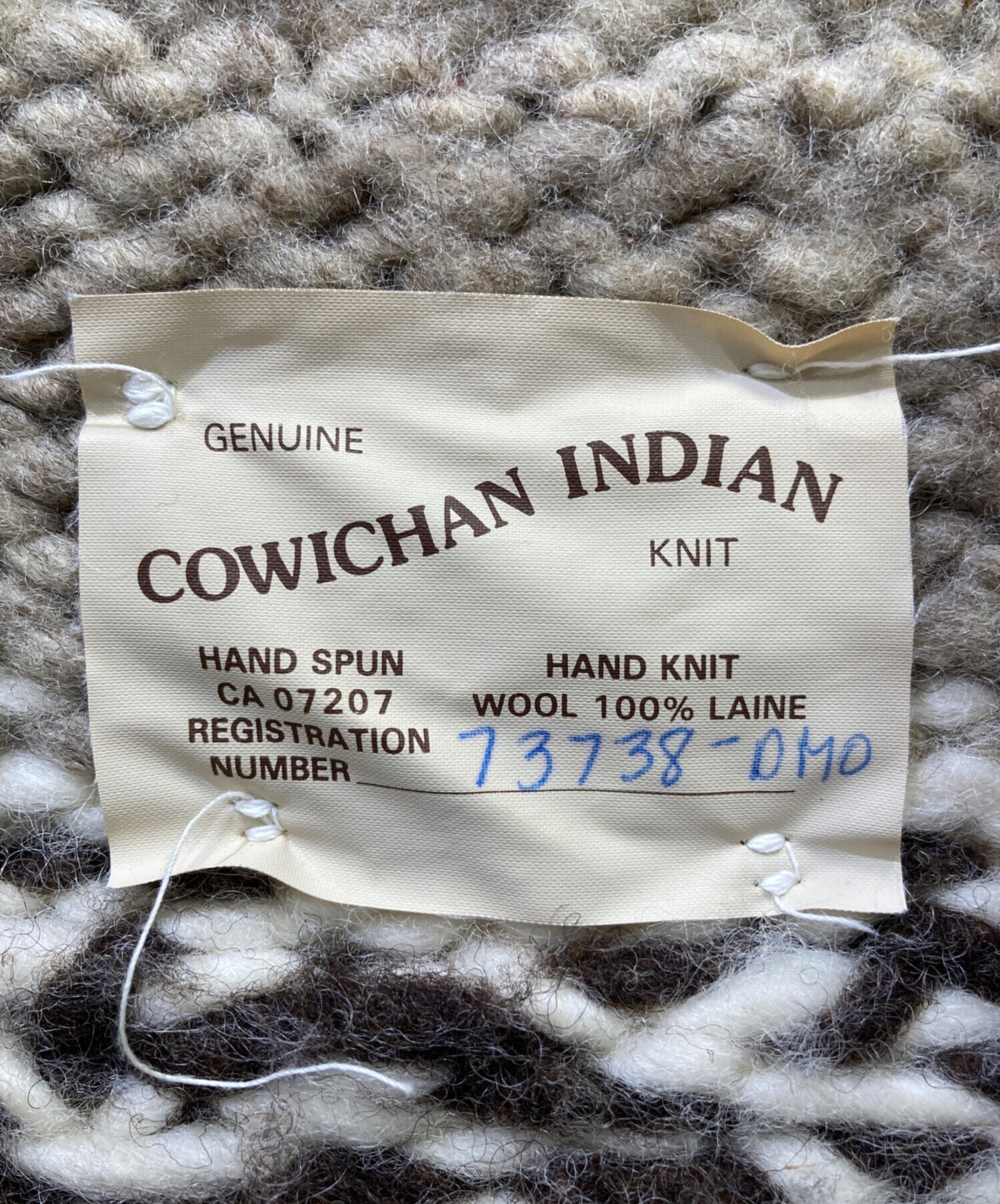 その他ブランド / Golden Keel/80s/インディアン/カウチンカーディガン(厚手)/--/ウール/IVO 中古・古着通販】COWICHAN INDIAN (カウチンインディアン) 厚手