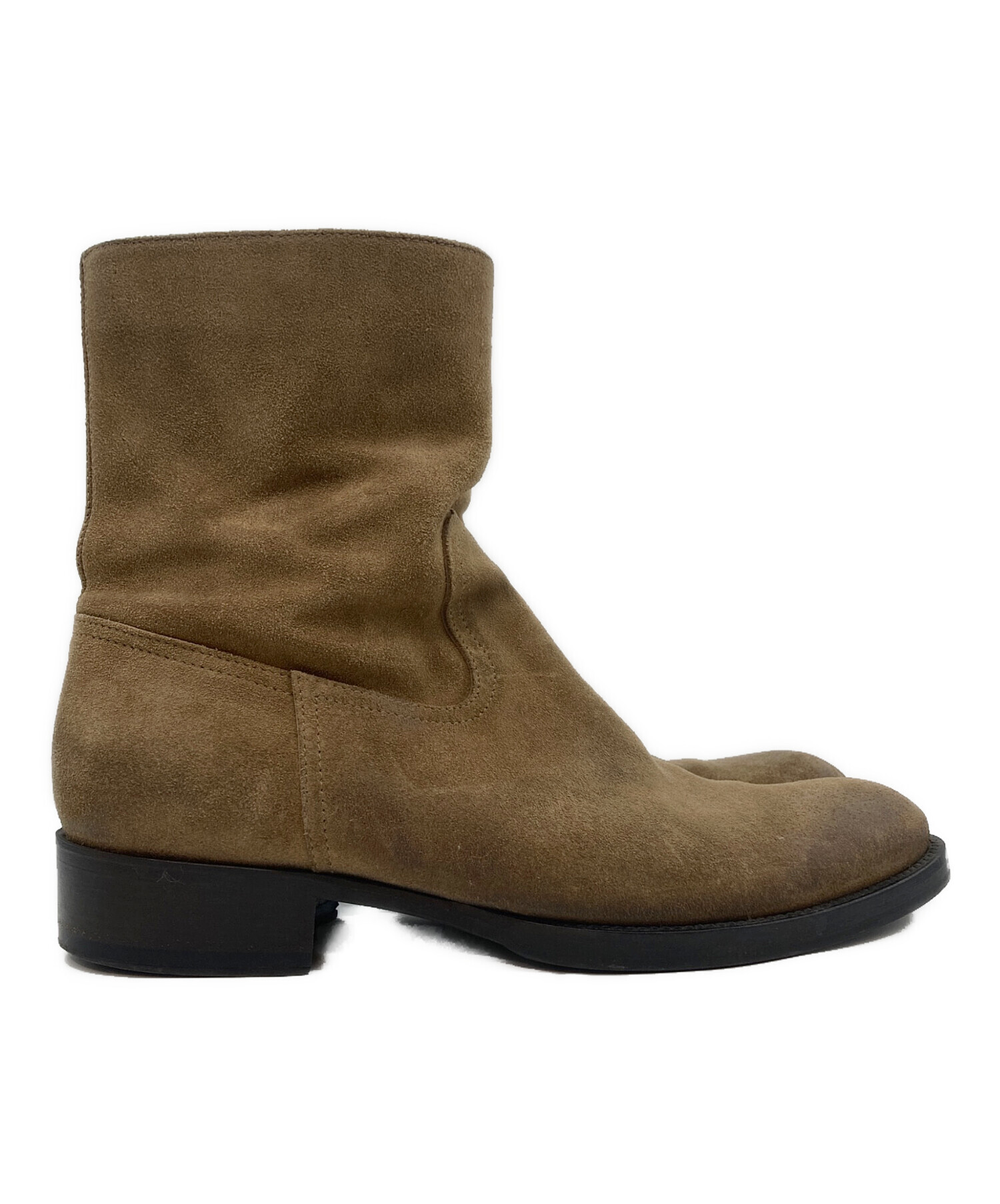 中古・古着通販】BUTTERO (ブッテロ) サイドジップブーツ ブラウン