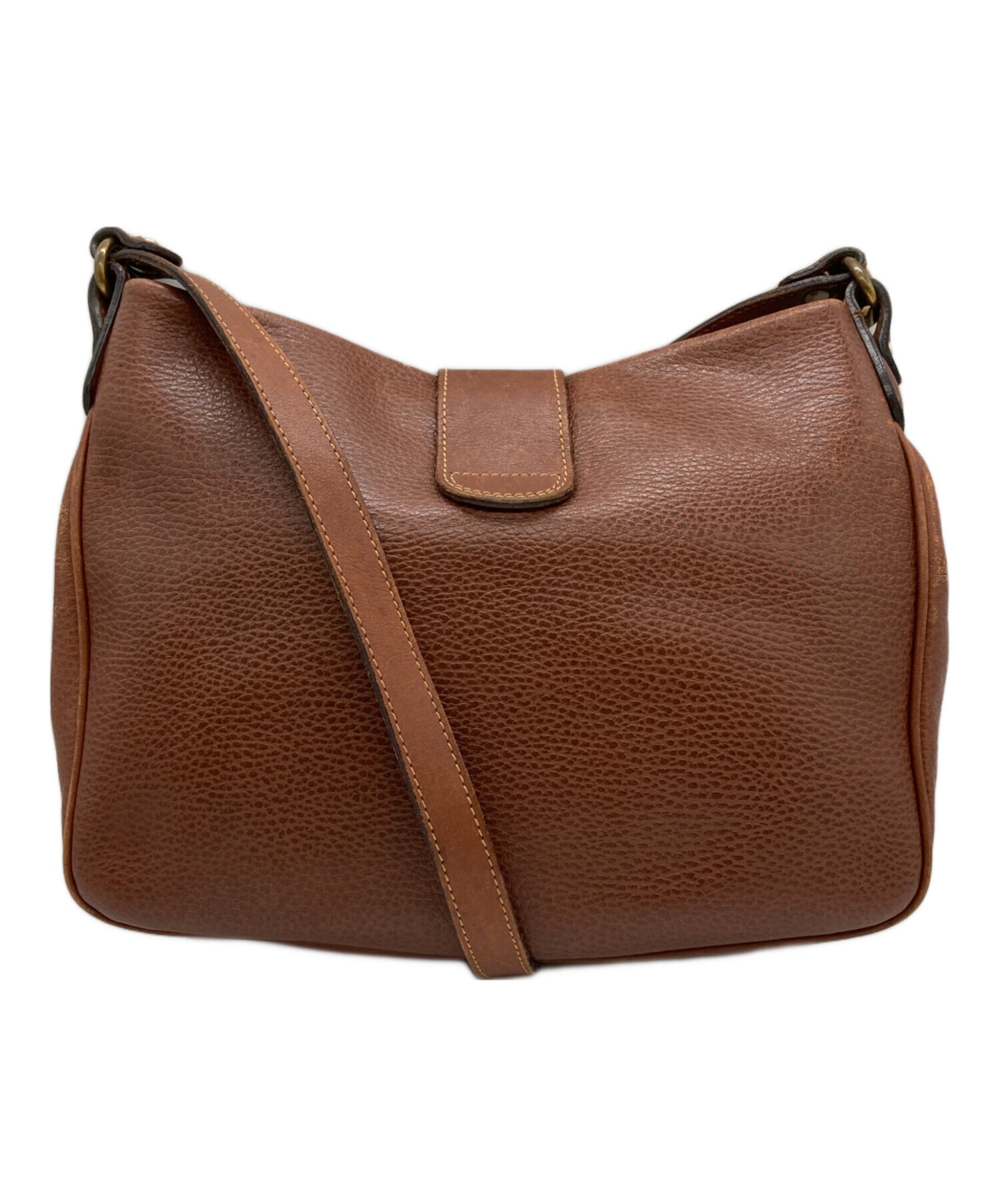 COACH ワンショルダーバッグ シグネチャー ターンロック ブラウン y2k