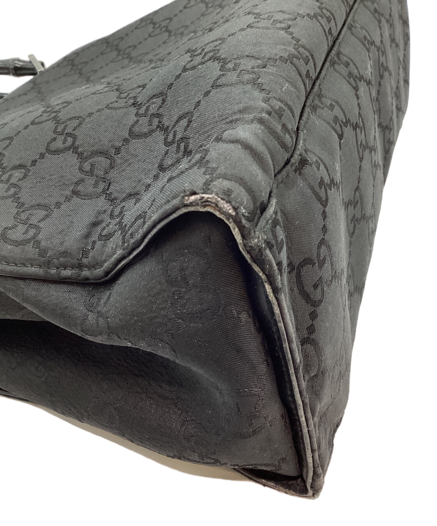 中古GUCCIカバン 中古・古着通販】GUCCI (グッチ) バッグ ブラック｜ブランド・古着通販