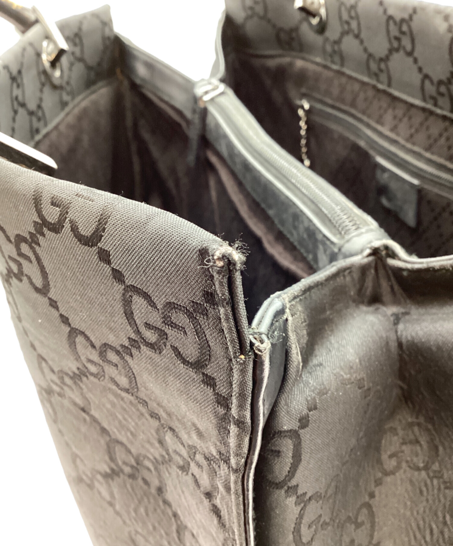 中古・古着通販】GUCCI (グッチ) バッグ ブラック｜ブランド・古着通販
