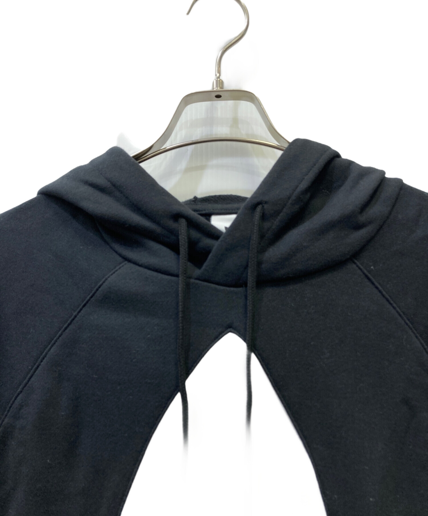 中古・古着通販】adidas (アディダス) プルオーバーパーカー ブラック 