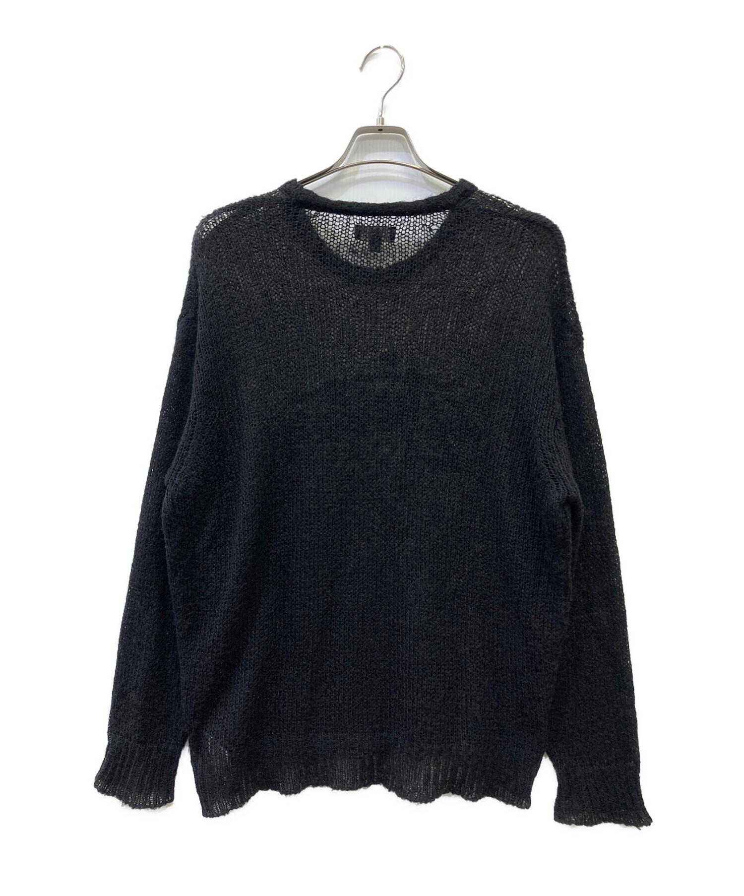 中古・古着通販】stussy (ステューシー) 薄手ニット ブラック サイズ 