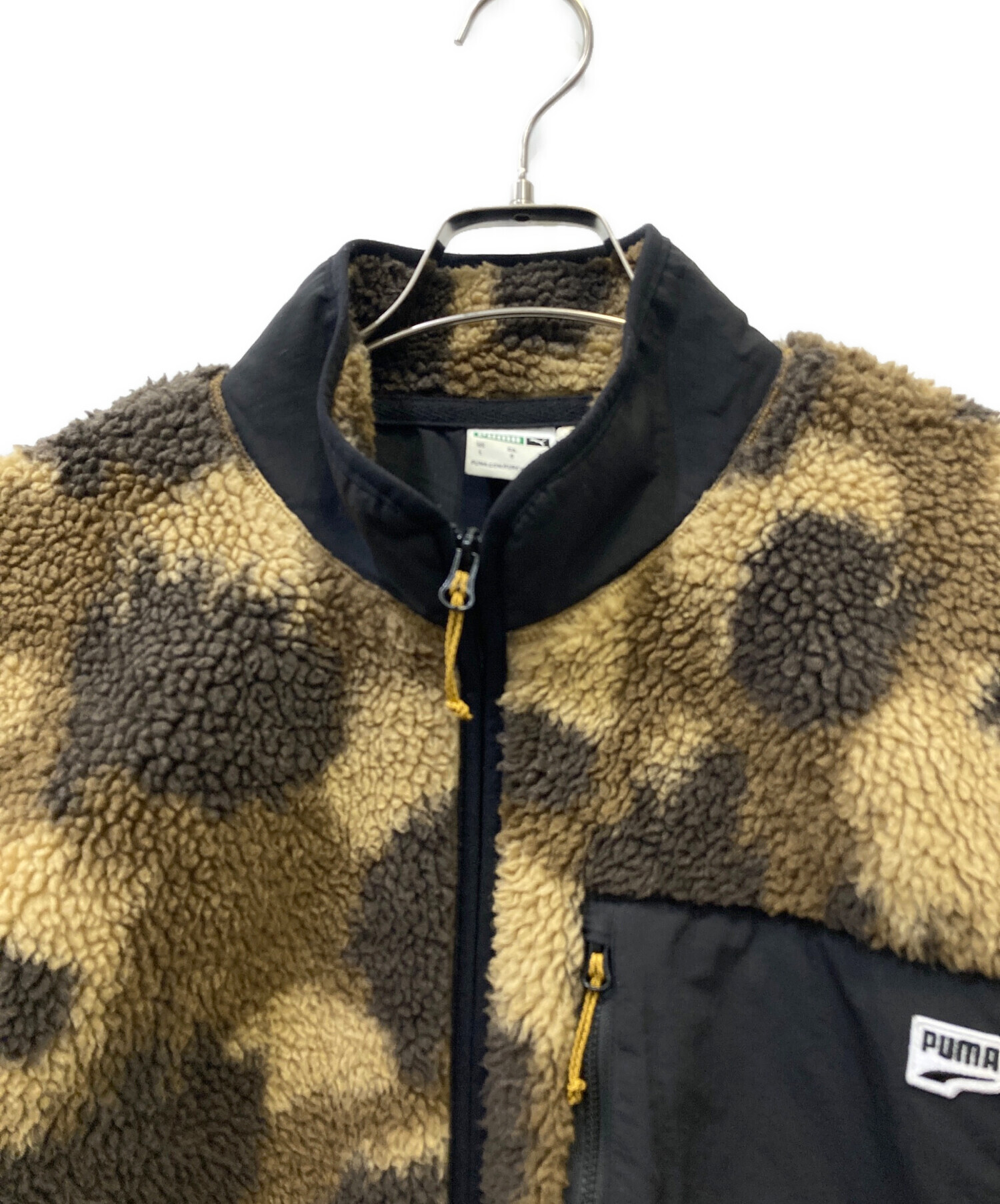 中古・古着通販】PUMA (プーマ) ボアジャケット ブラウン サイズ:L