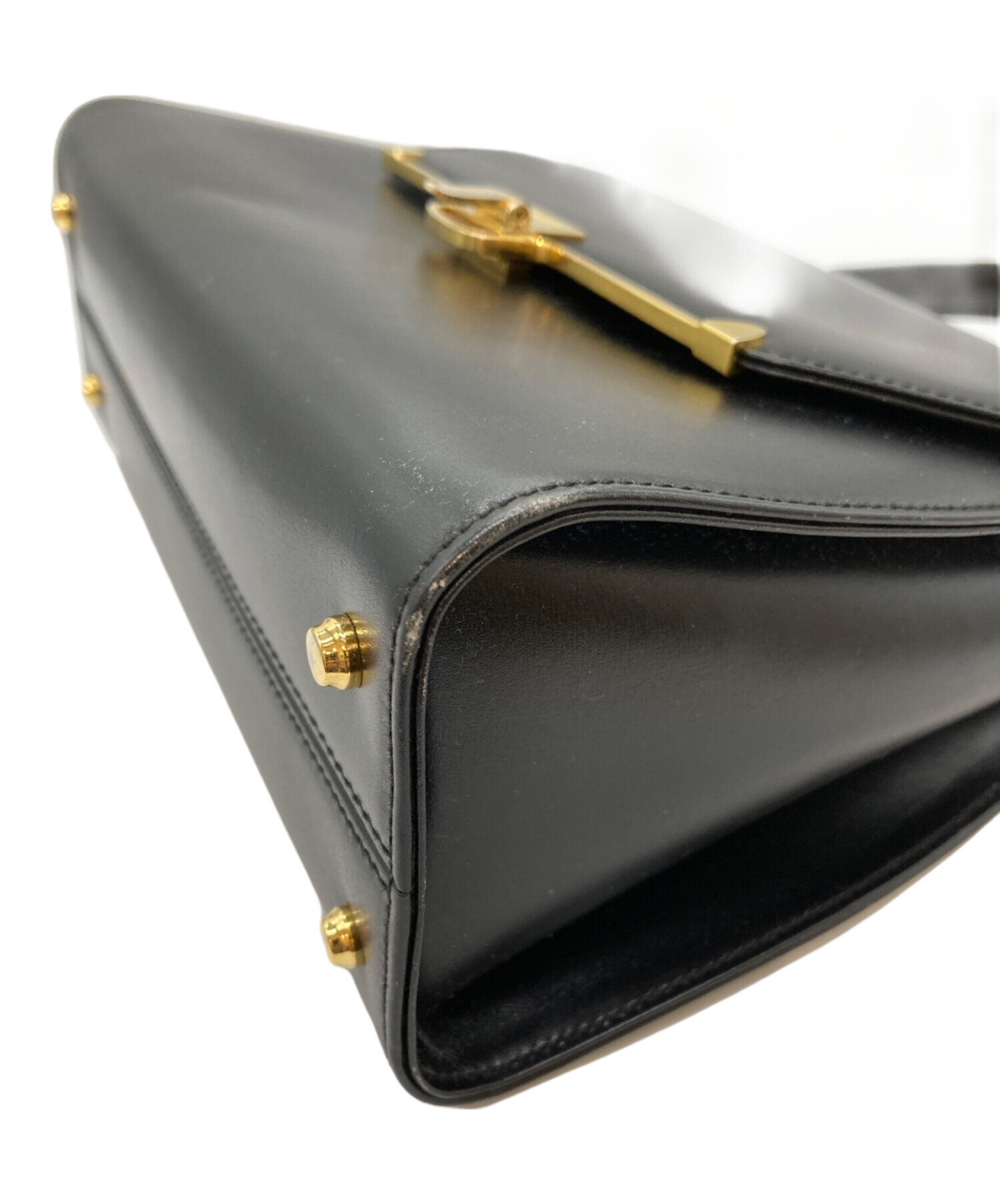 中古・古着通販】BALLY (バリー) ハンドバッグ ブラック｜ブランド