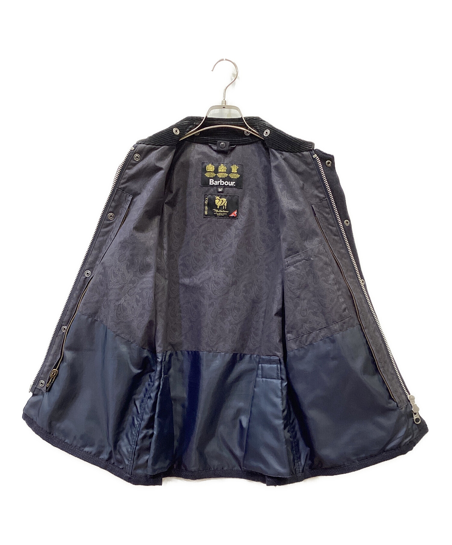 中古・古着通販】Barbour (バブアー) ジャケット ネイビー サイズ:34