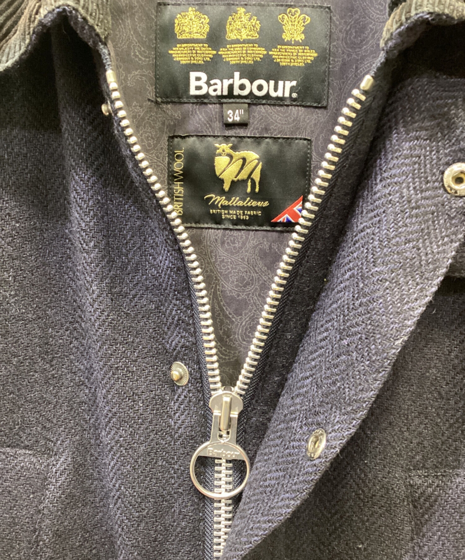 中古・古着通販】Barbour (バブアー) ジャケット ネイビー サイズ:34