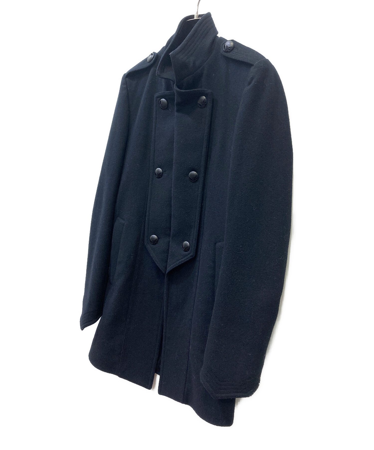 中古・古着通販】kiryuyrik (キリュウキリュウ) コート ブラック