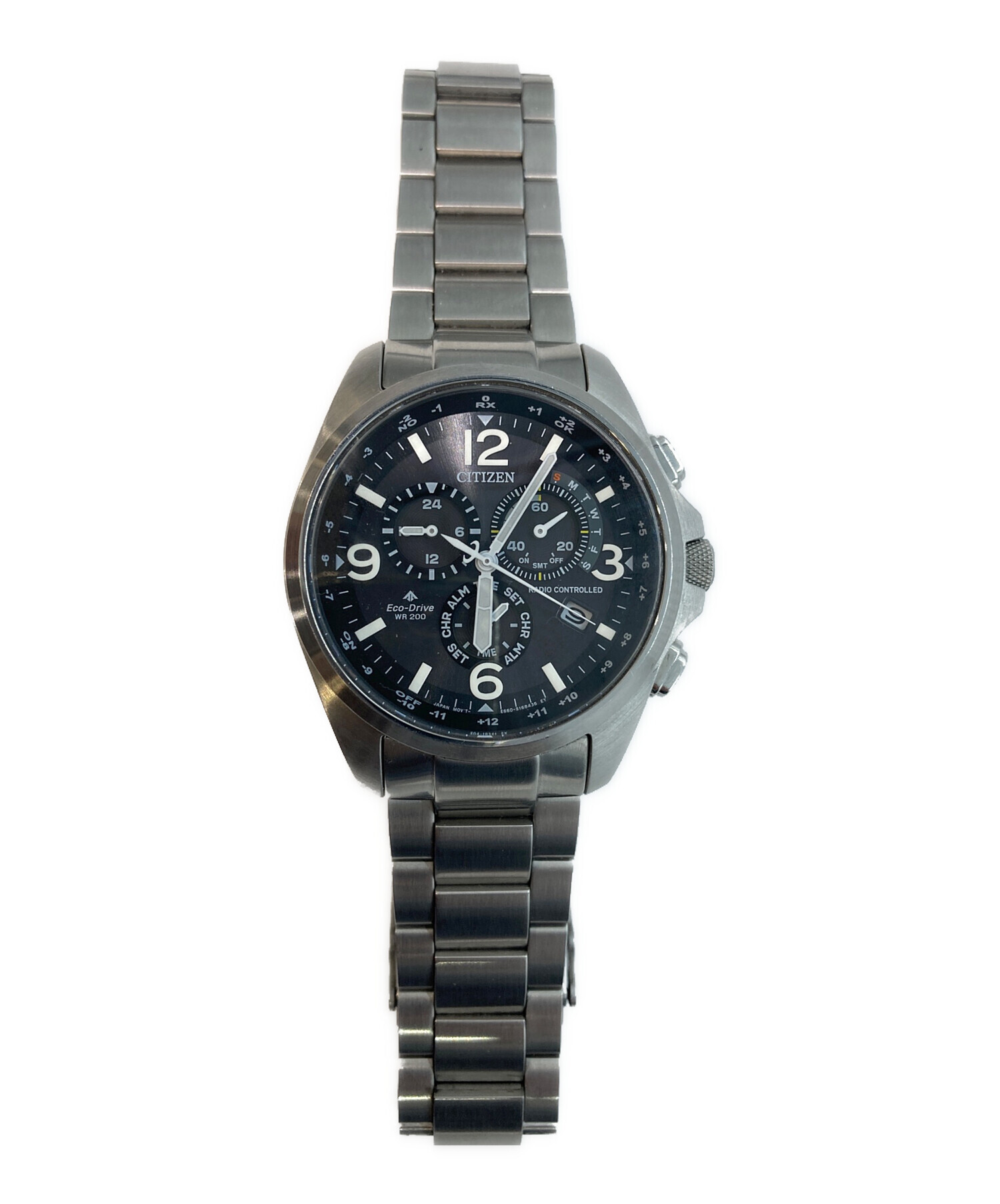 中古・古着通販】CITIZEN (シチズン) クロノグラフ ブラック｜ブランド