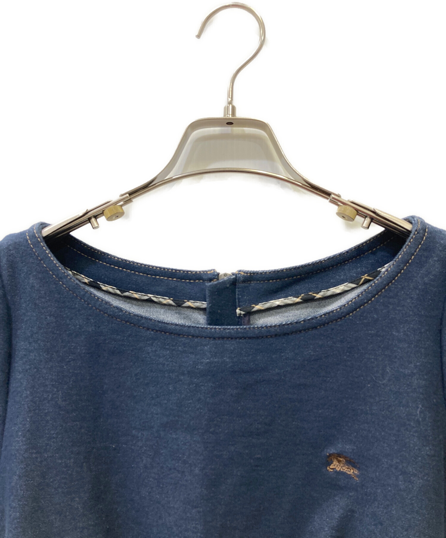 BURBERRY ブルーレーベル 半袖ワンピース M 中古・古着通販】BURBERRY BLUE LABEL (バーバリーロンドンブルー