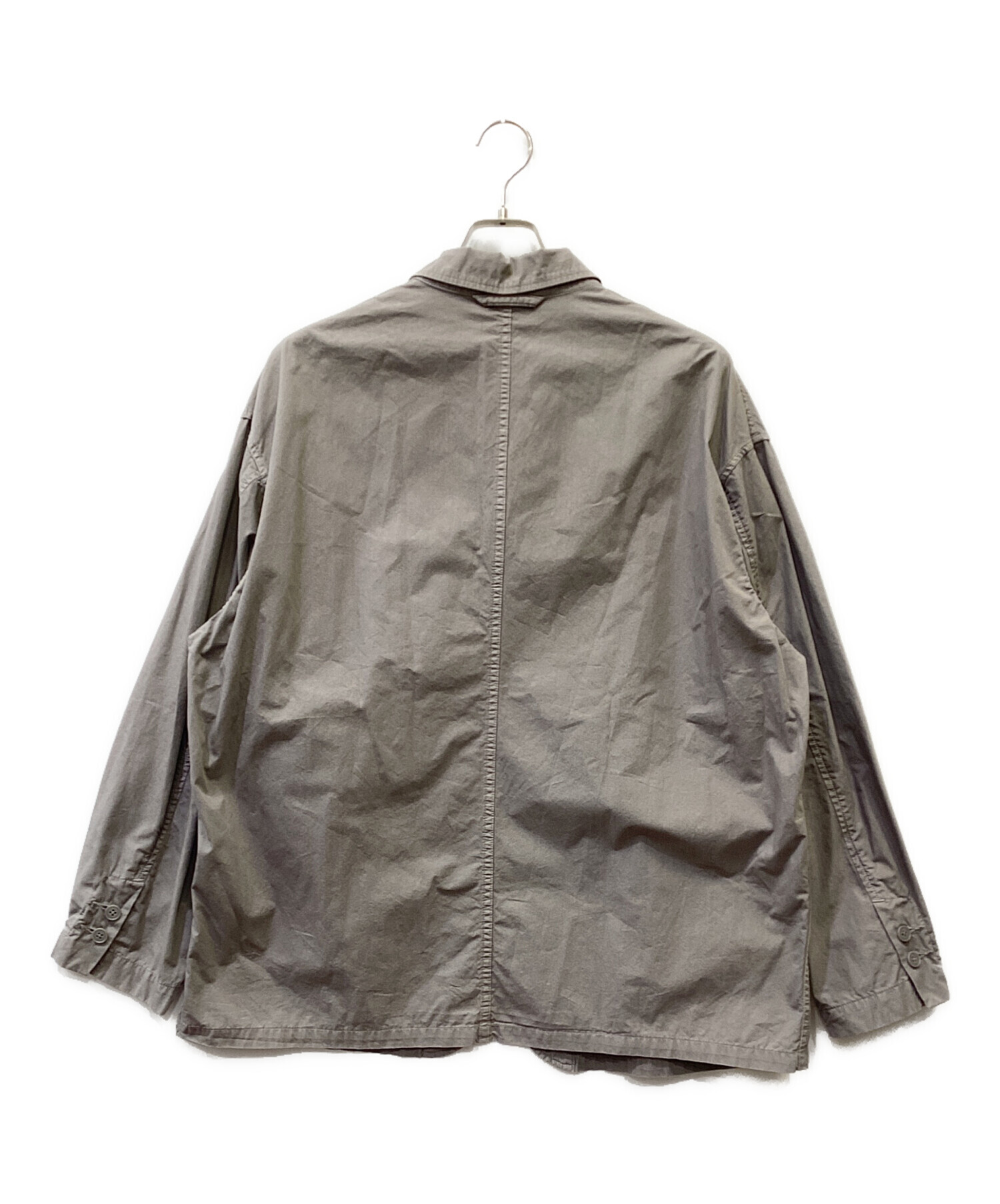 COOTIE PRODUCTIONS グレー ナイロンジャケット L 中古・古着通販】COOTIE PRODUCTIONS (クーティープロダクツ