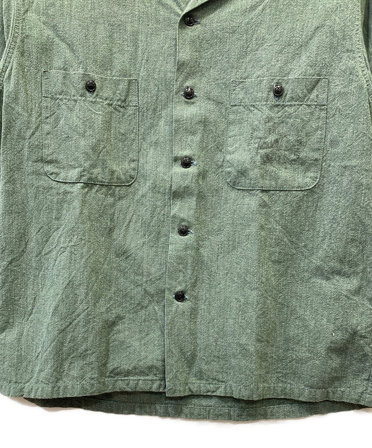 中古・古着通販】TENDERLOIN (テンダーロイン) 長袖シャツ グリーン