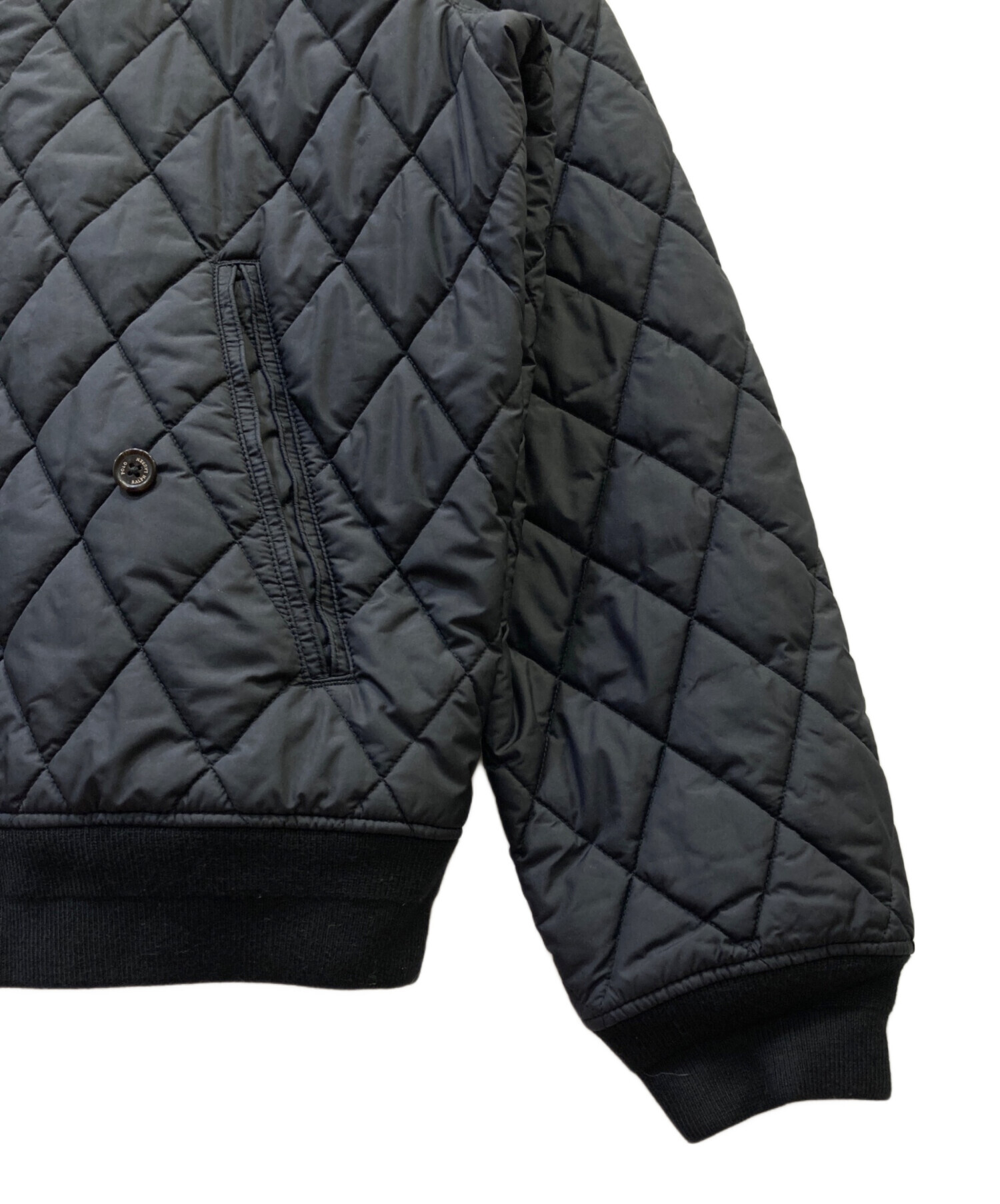 POLO RALPH LAUREN / キルティングジャケット/L/ナイロン/BLK 中古・古着通販】POLO RALPH LAUREN (ポロ・ラルフローレン