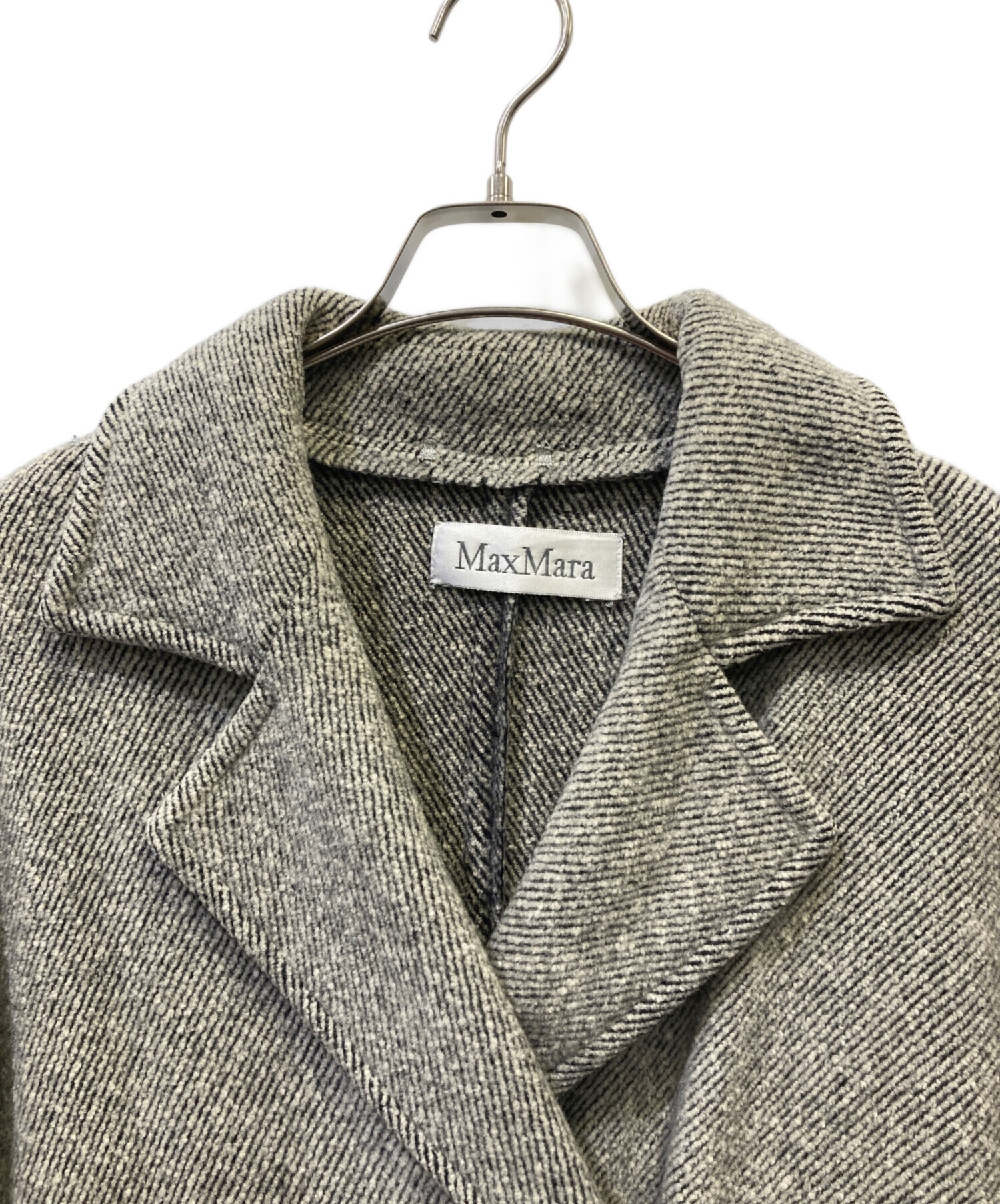 MaxMara カシミア アンゴラ チェスターコート 40 中古・古着通販】MaxMara (マックスマーラ) アンゴラ混チェスター