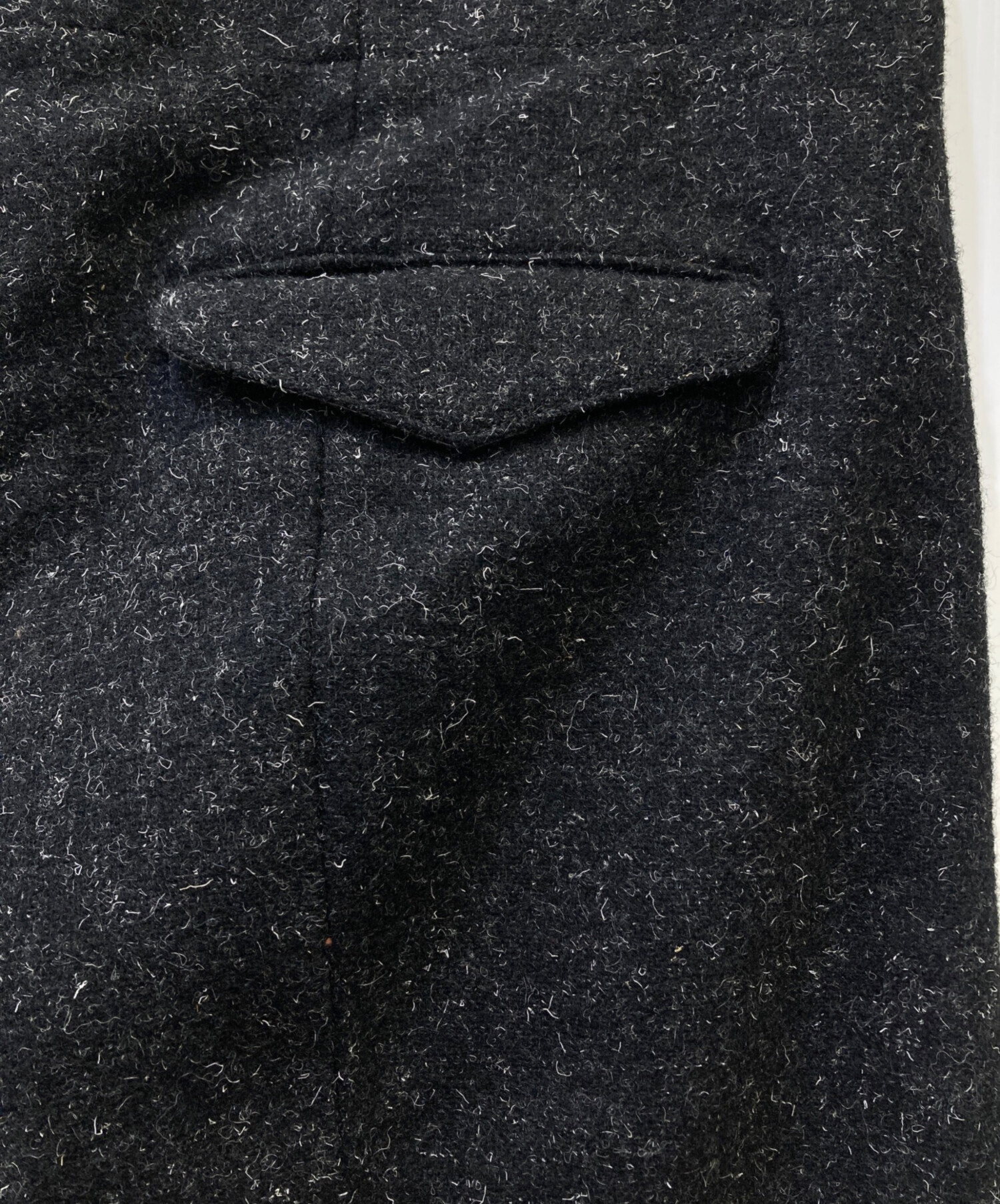 スペックルドウールメルトンタックドトラウザー 中古・古着通販】OVERCOAT (オーバーコート) スペックルドウール