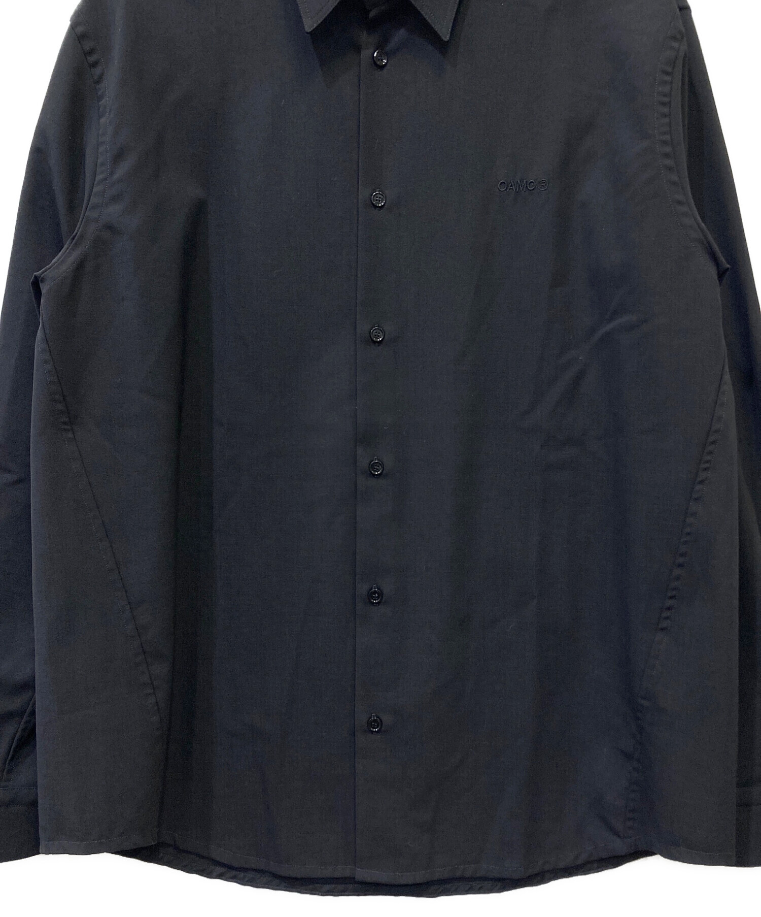 中古・古着通販】OAMC (オーエーエムシー) 長袖シャツ ブラック サイズ