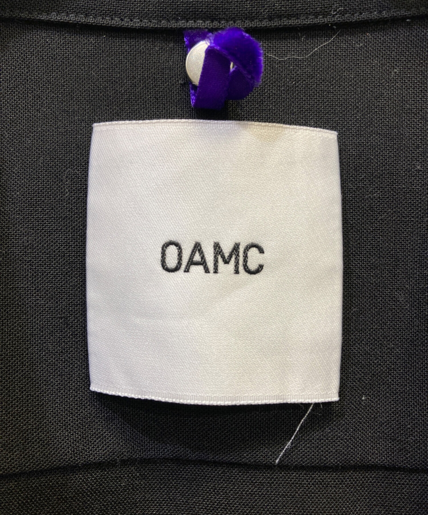 中古・古着通販】OAMC (オーエーエムシー) 長袖シャツ ブラック サイズ