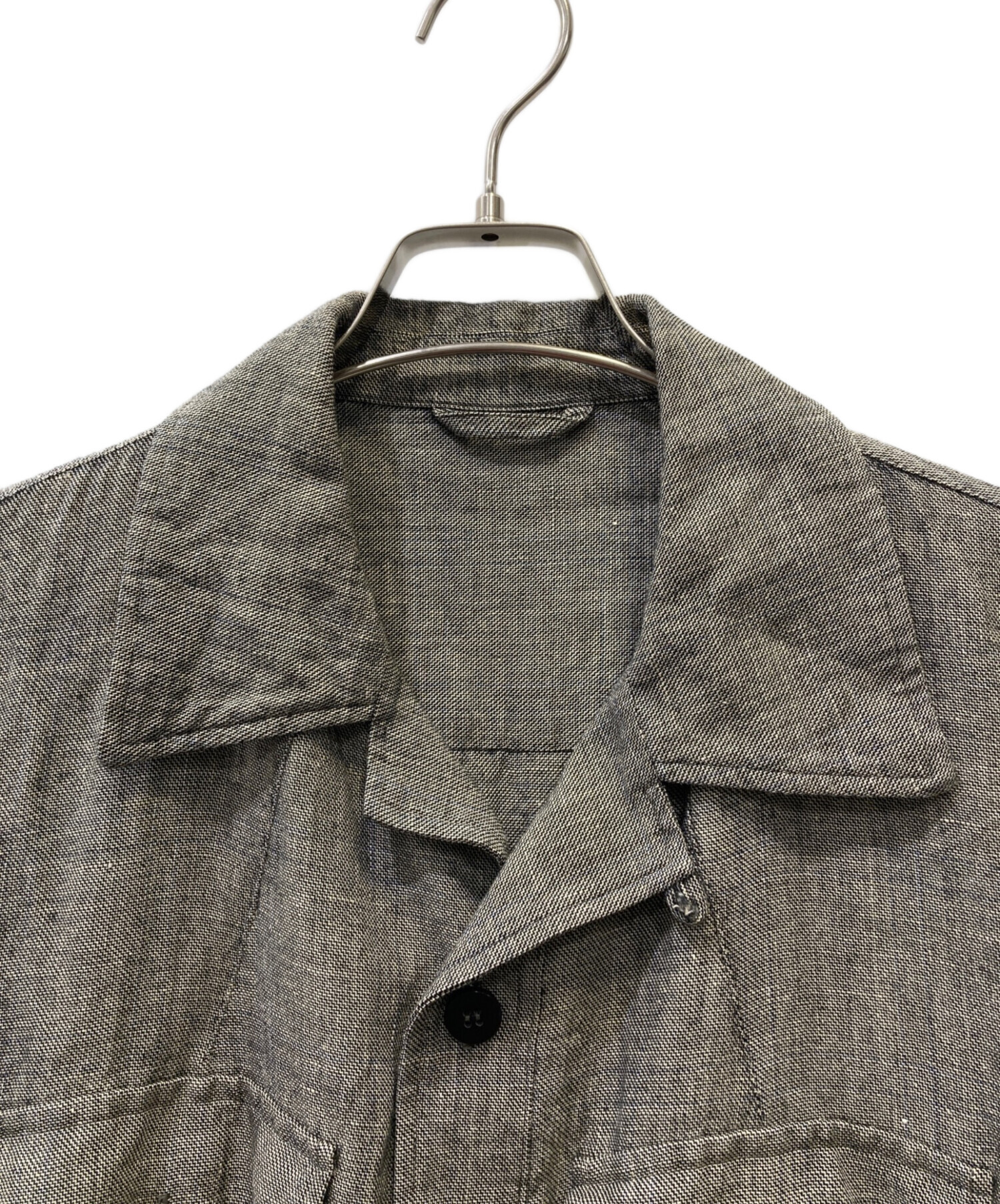 中古・古着通販】Cale (カル) シャツジャケット グレー サイズ:4