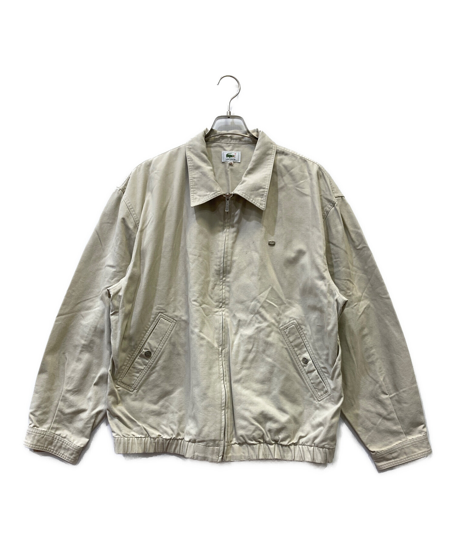 中古・古着通販】LACOSTE (ラコステ) ジャンパー ベージュ サイズ:5