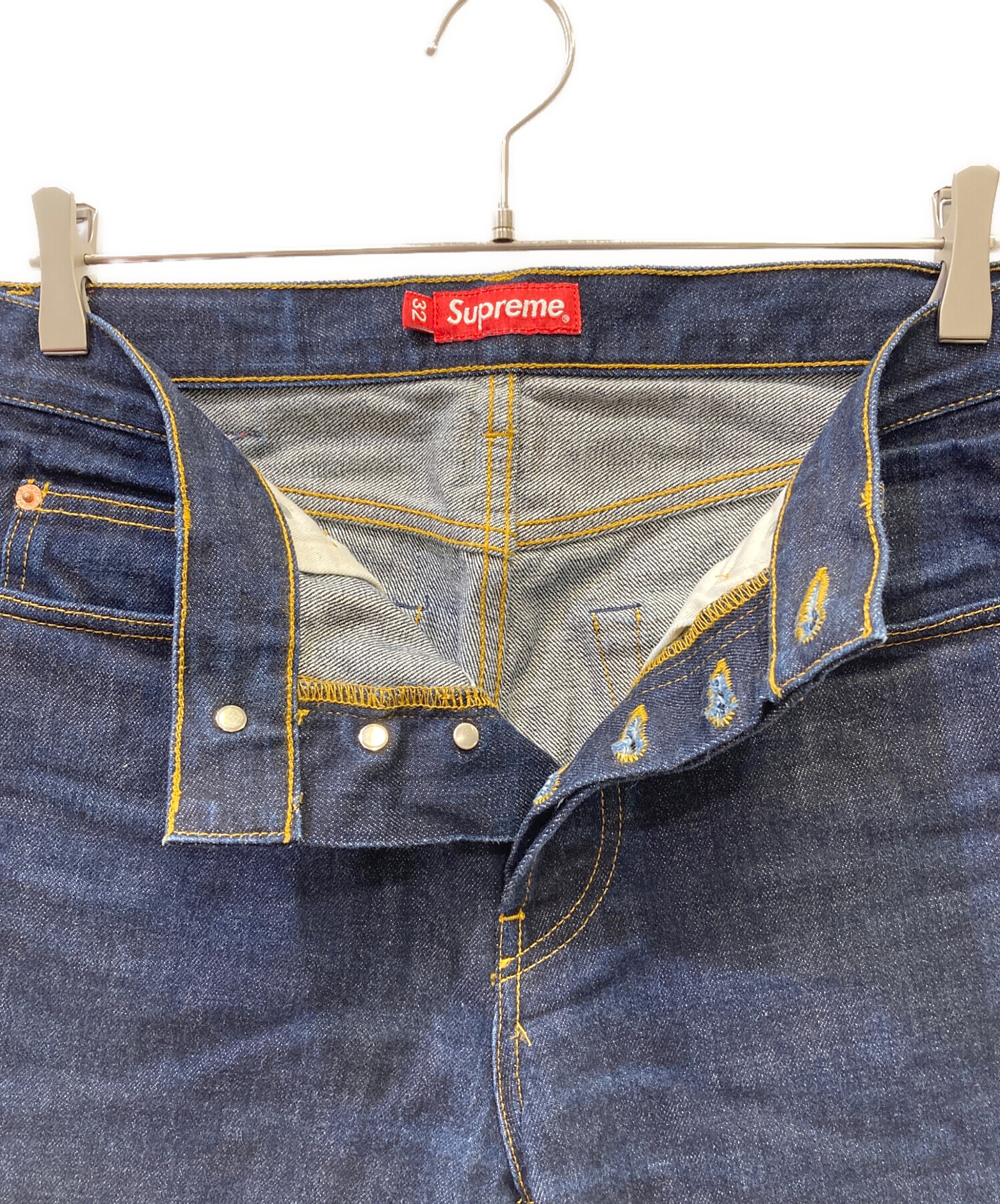90s 00s supreme デニムパンツ W32 USA製 初期 supreme デニムパンツ 初期 USA製 シュプリーム 90s 赤ミミ - メルカリ