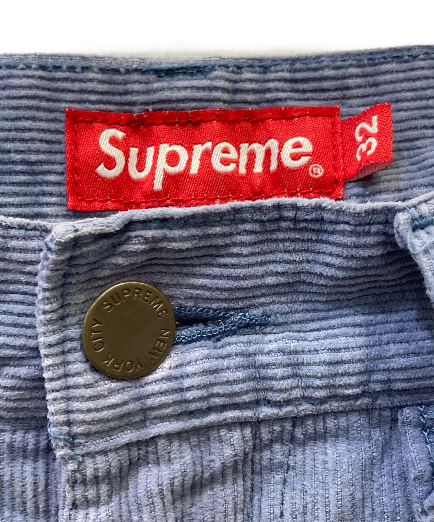 supreme コーデュロイパンツ　32 中古・古着通販】SUPREME (シュプリーム) コーデュロイパンツ ブルー